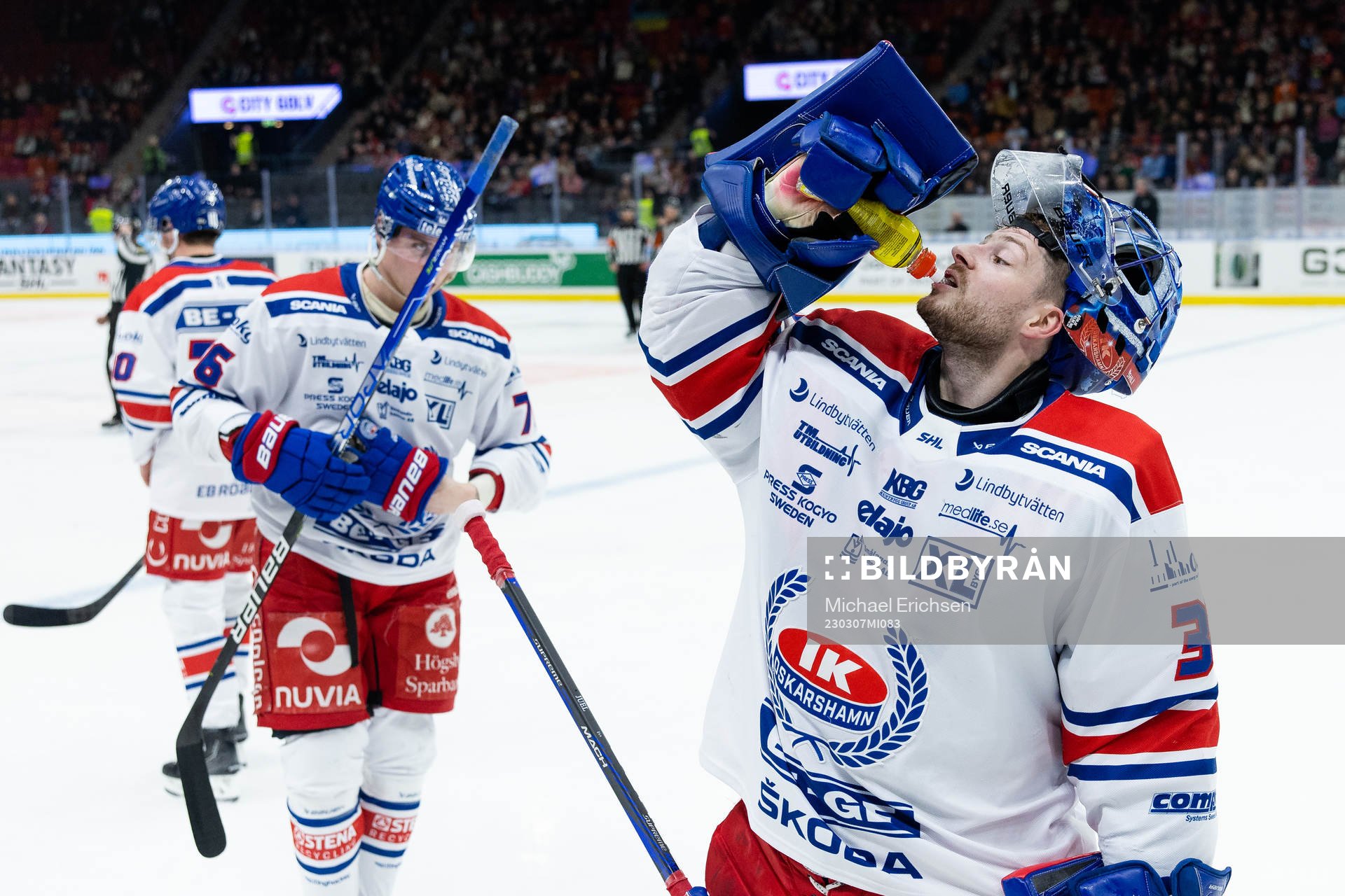 Oskarshamns målvakt Tim Juel