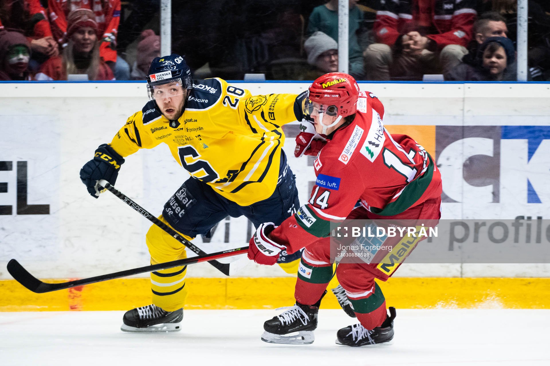 Södertäljes Emil Alba och Modos Jakob Noren