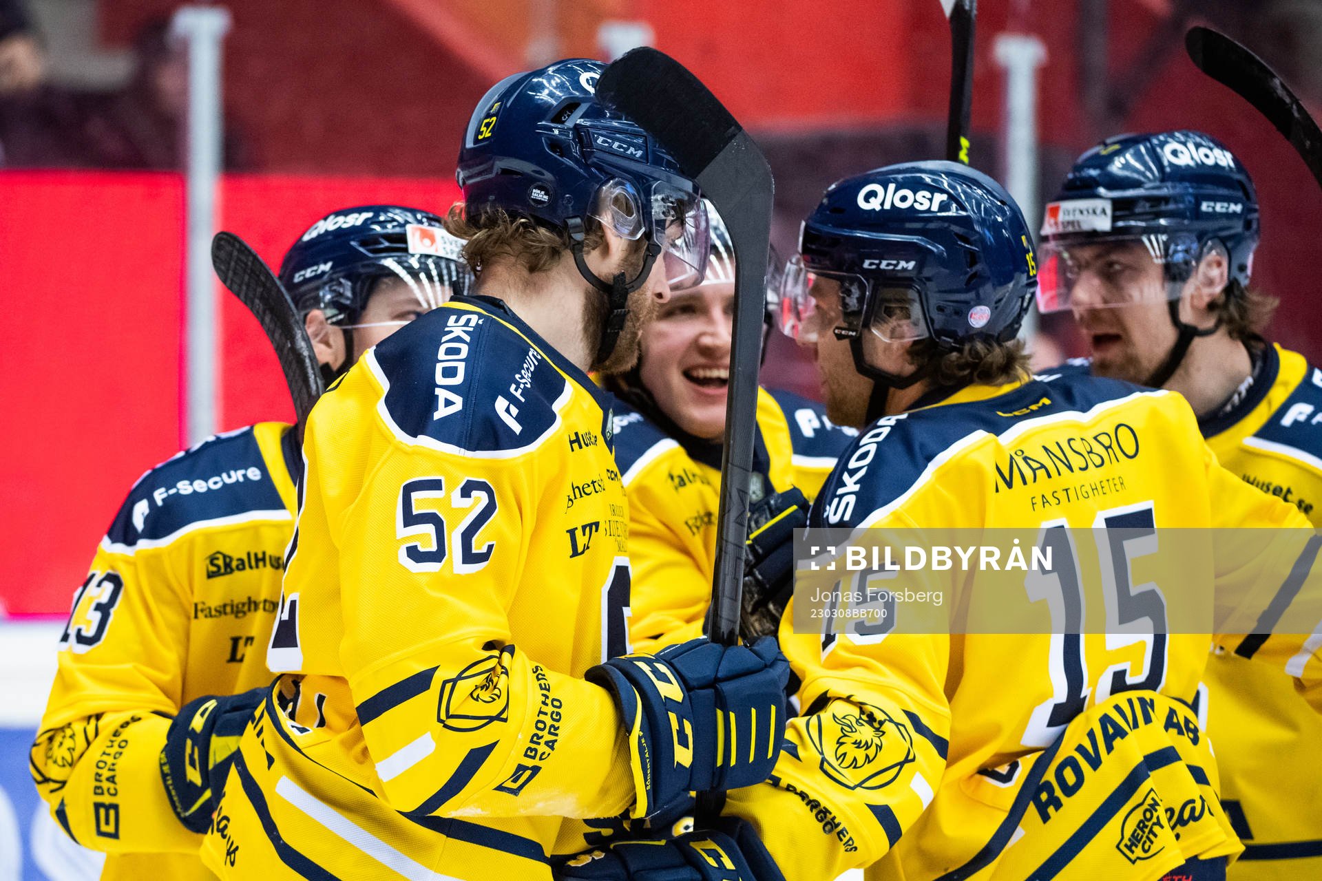 Södertäljes Christopher Liljewall jublar