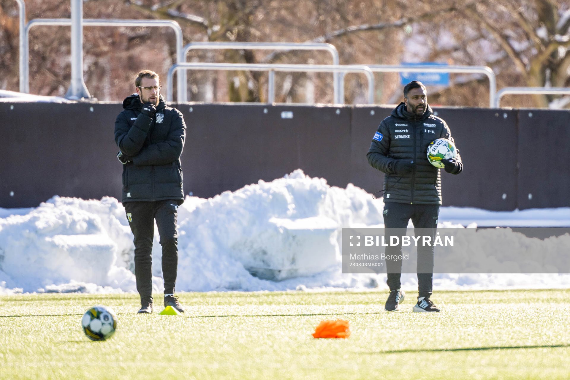 Tillfälliga huvudtränarna William Lundin och Alexander
