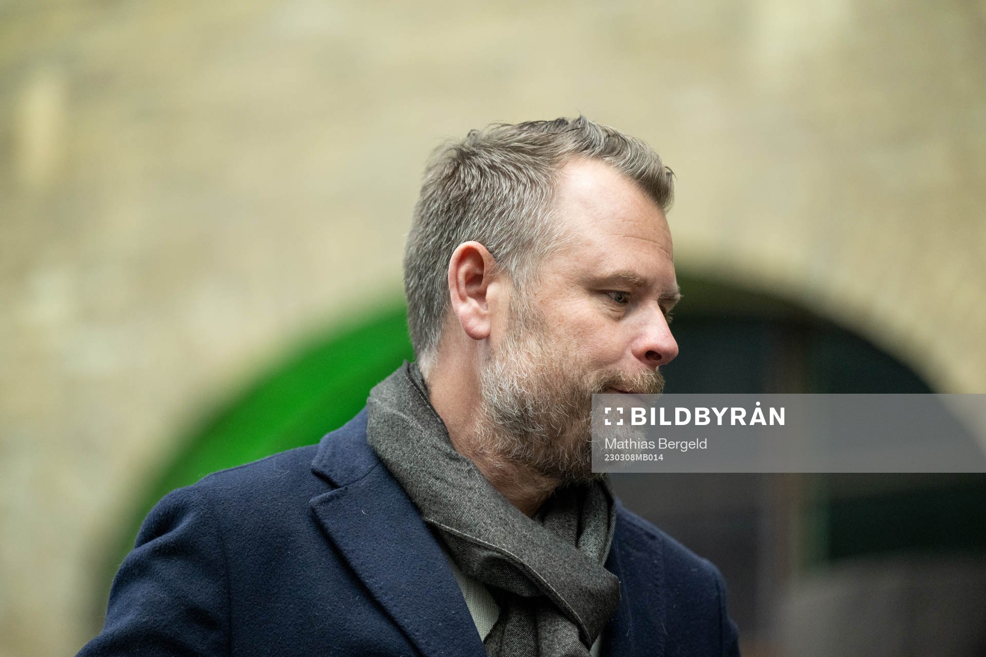 IFK Göteborgs sparkade tränare Mikael Stahre under en pressträff den 8 mars 2023 i Göteborg. 