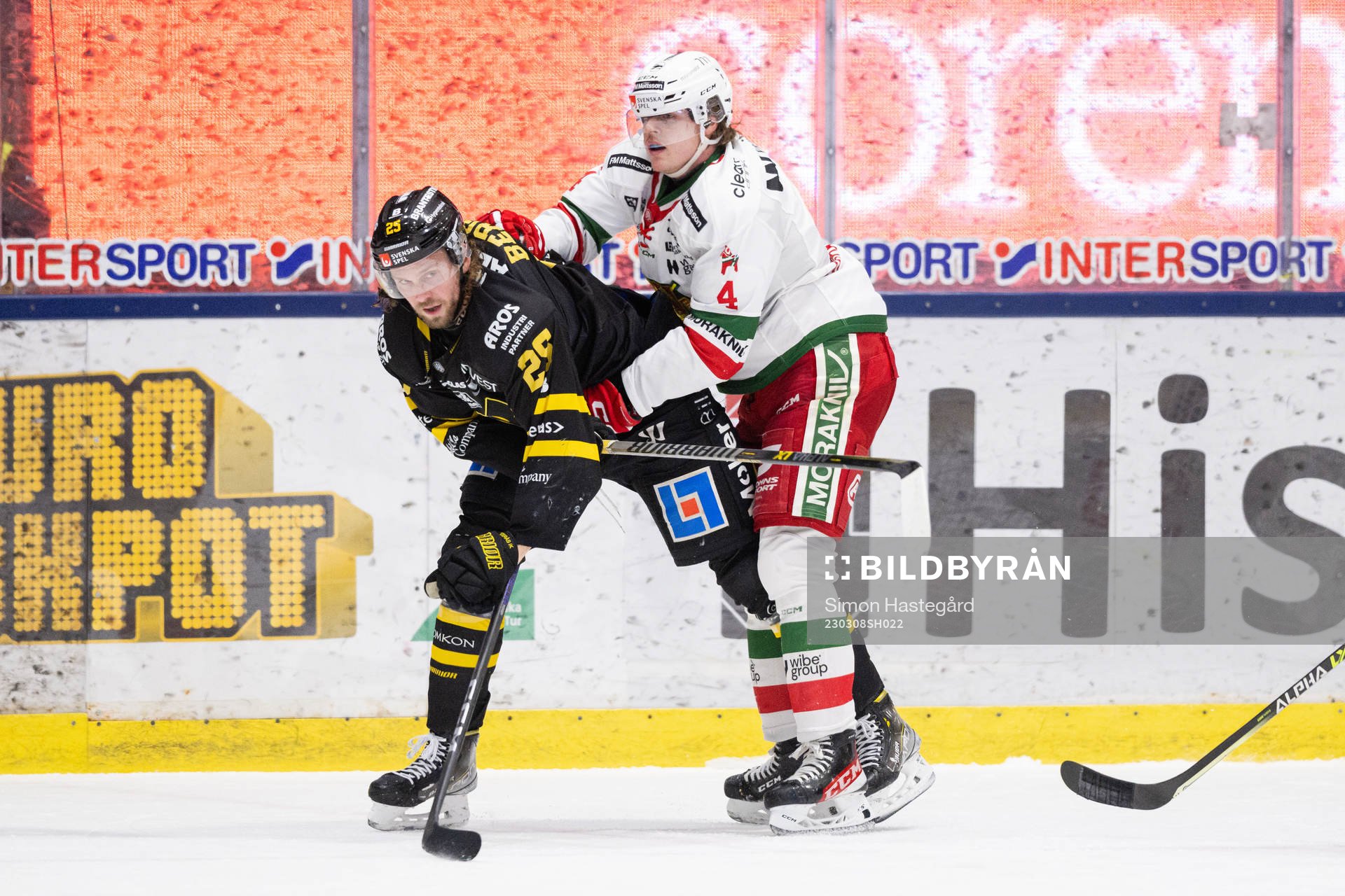 Västerås Marcus Bergman och Moras Johannes Johannesen