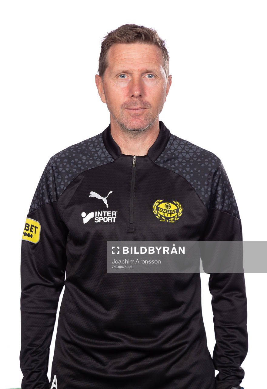 Mjällbys Players Manager Patrik Andersson