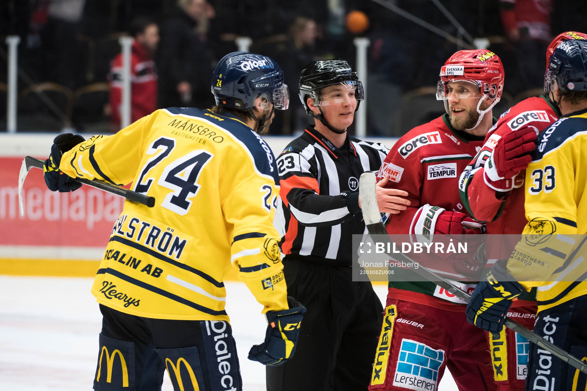Södertäljes Jacob Dahlström och Modos Josef Ingman