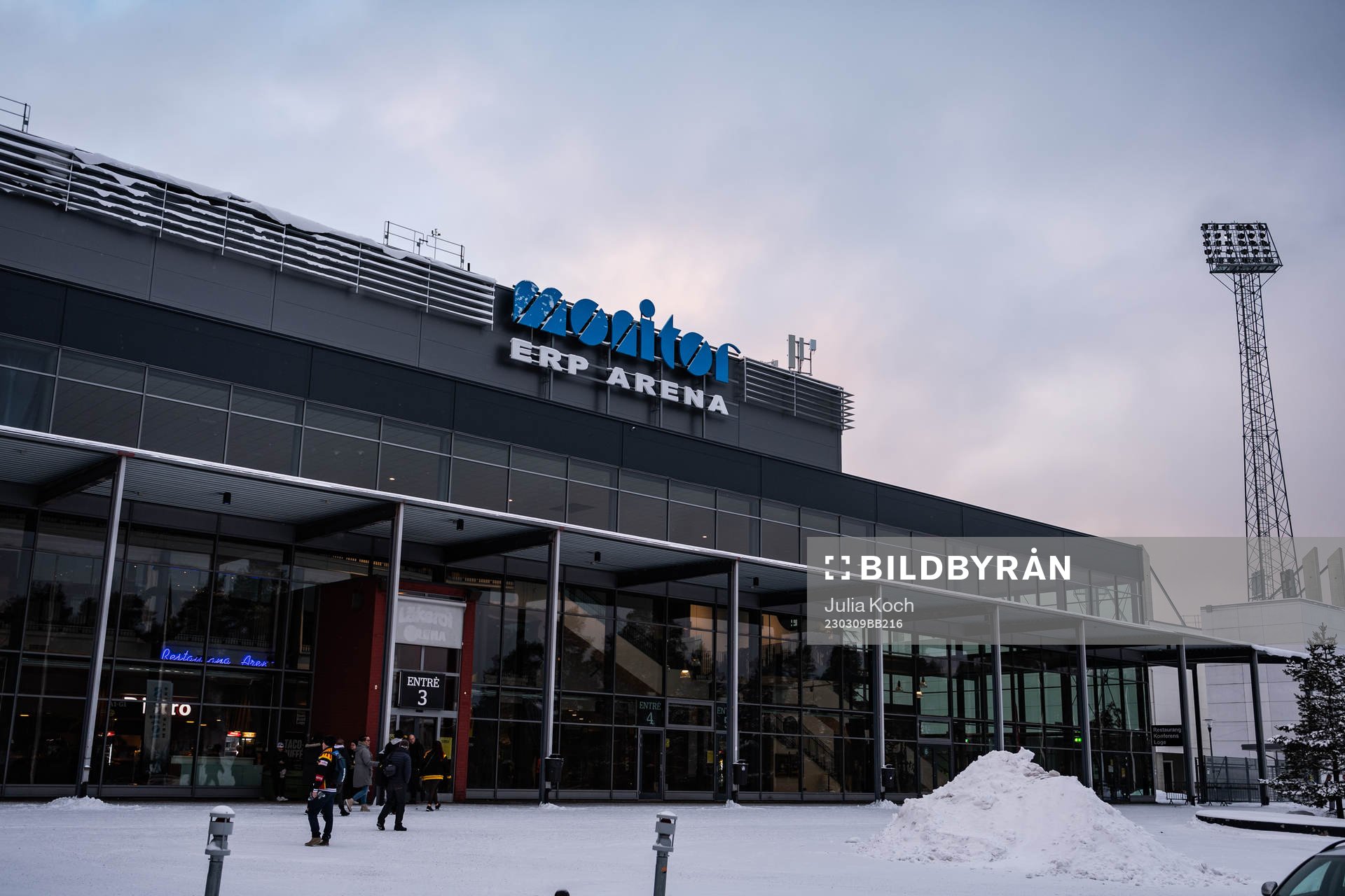 Vy över Monitor ERP Arena
