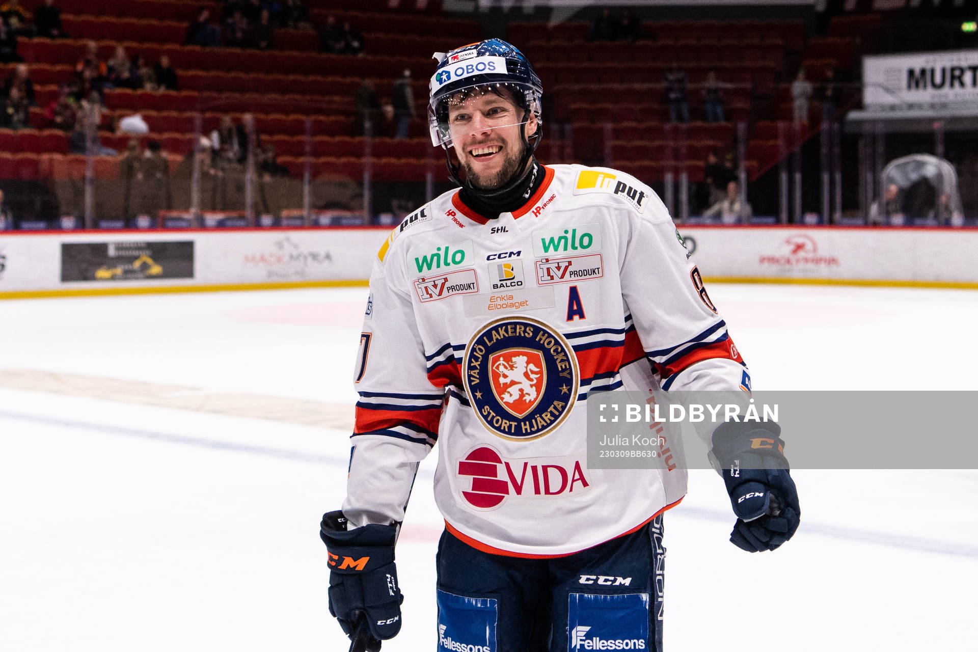 Växjös Joachim Blichfeld jublar