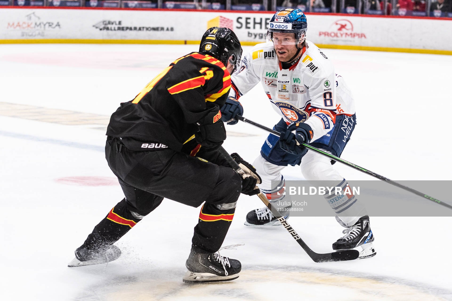 Brynäs Alexander Ljungkrantz och Växjös Ludvig Claesson