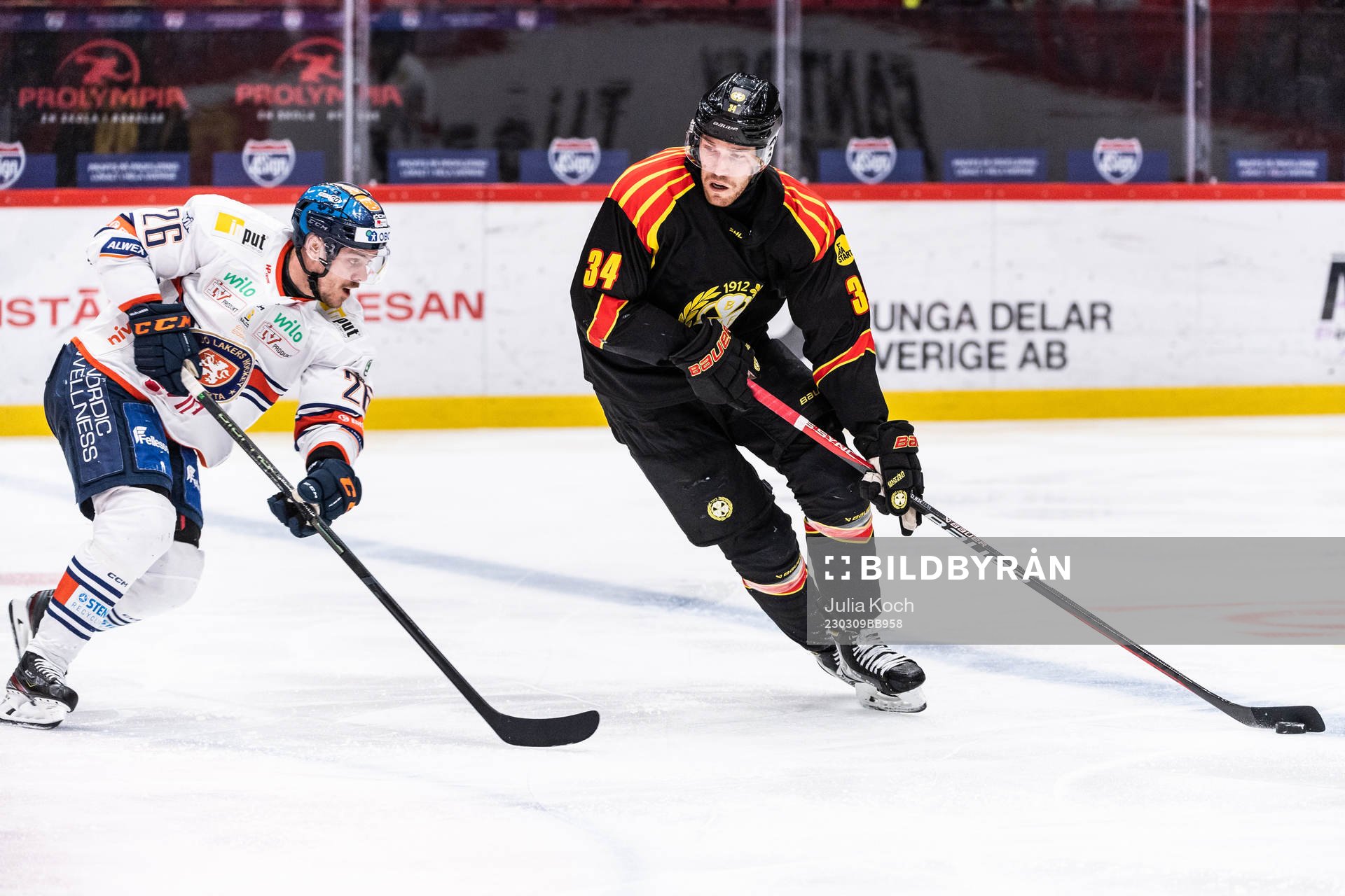 Växjös Joel Kellman och Brynäs Oscar Eklind