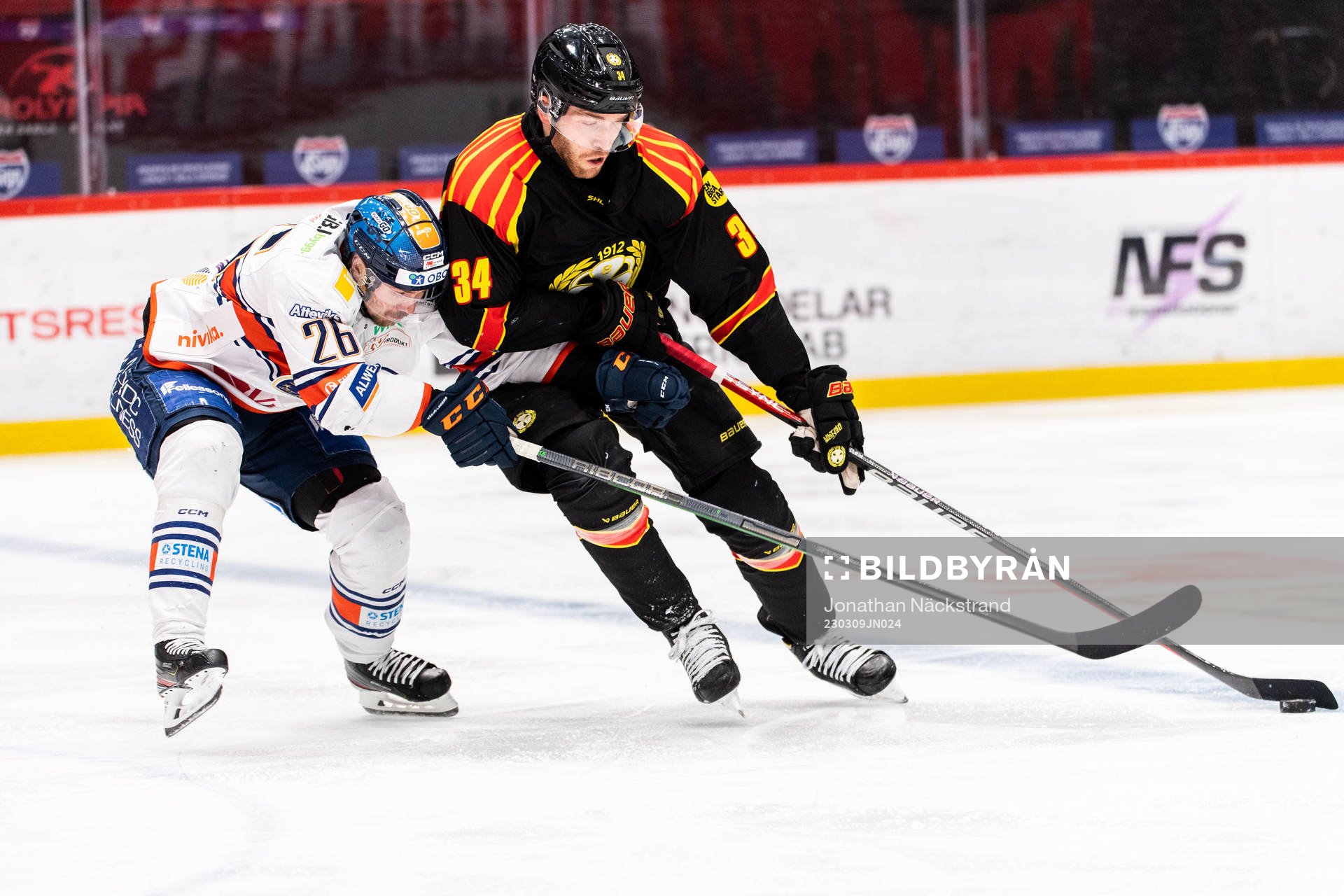 Växjös Joel Kellman och Brynäs Oscar Eklind
