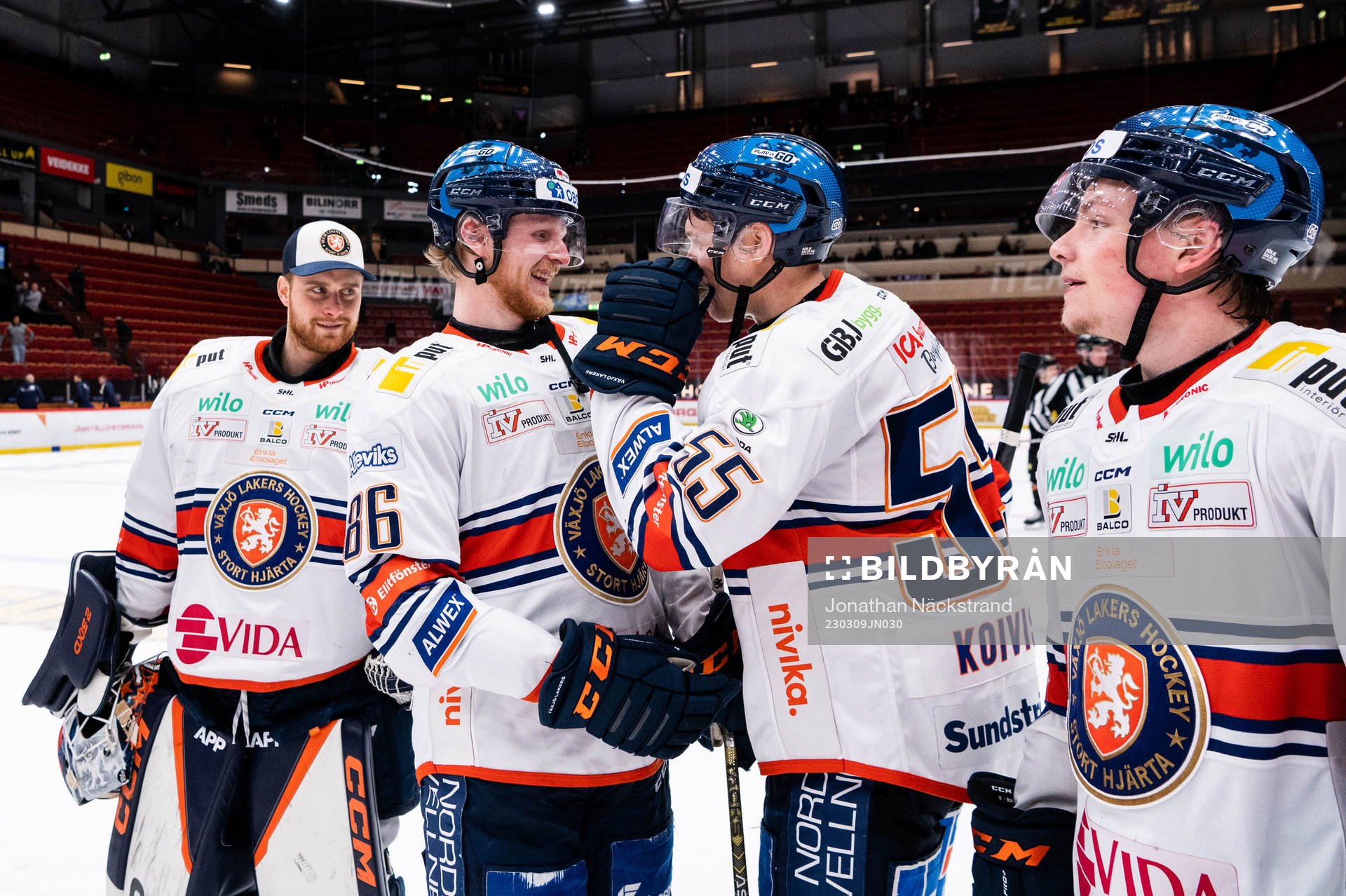 Växjös Victor Stjernborg, Miika Koivisto och Joachim