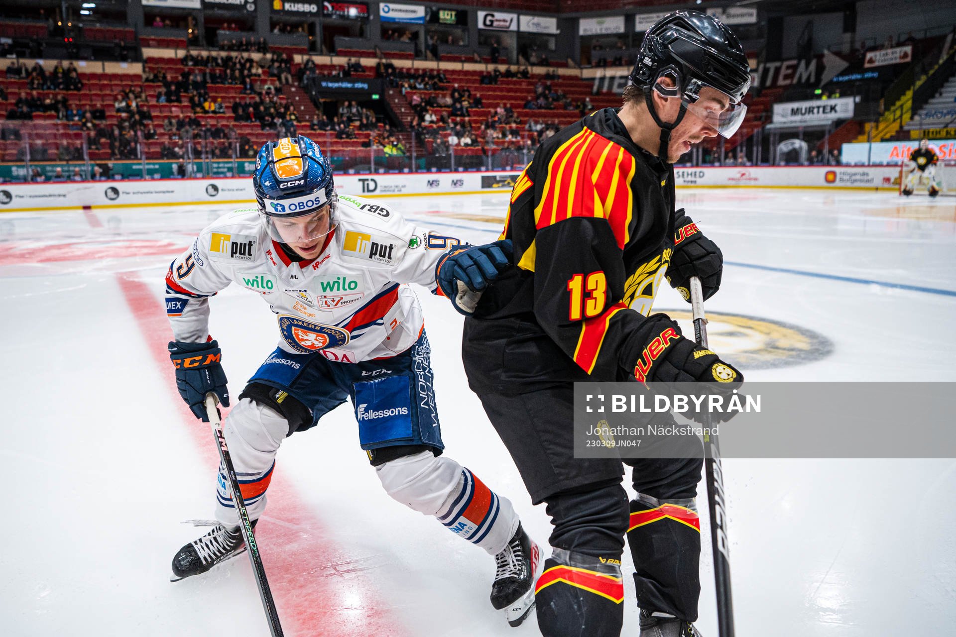 Brynäs Samuel Johannesson och Växjös Victor Stjernborg