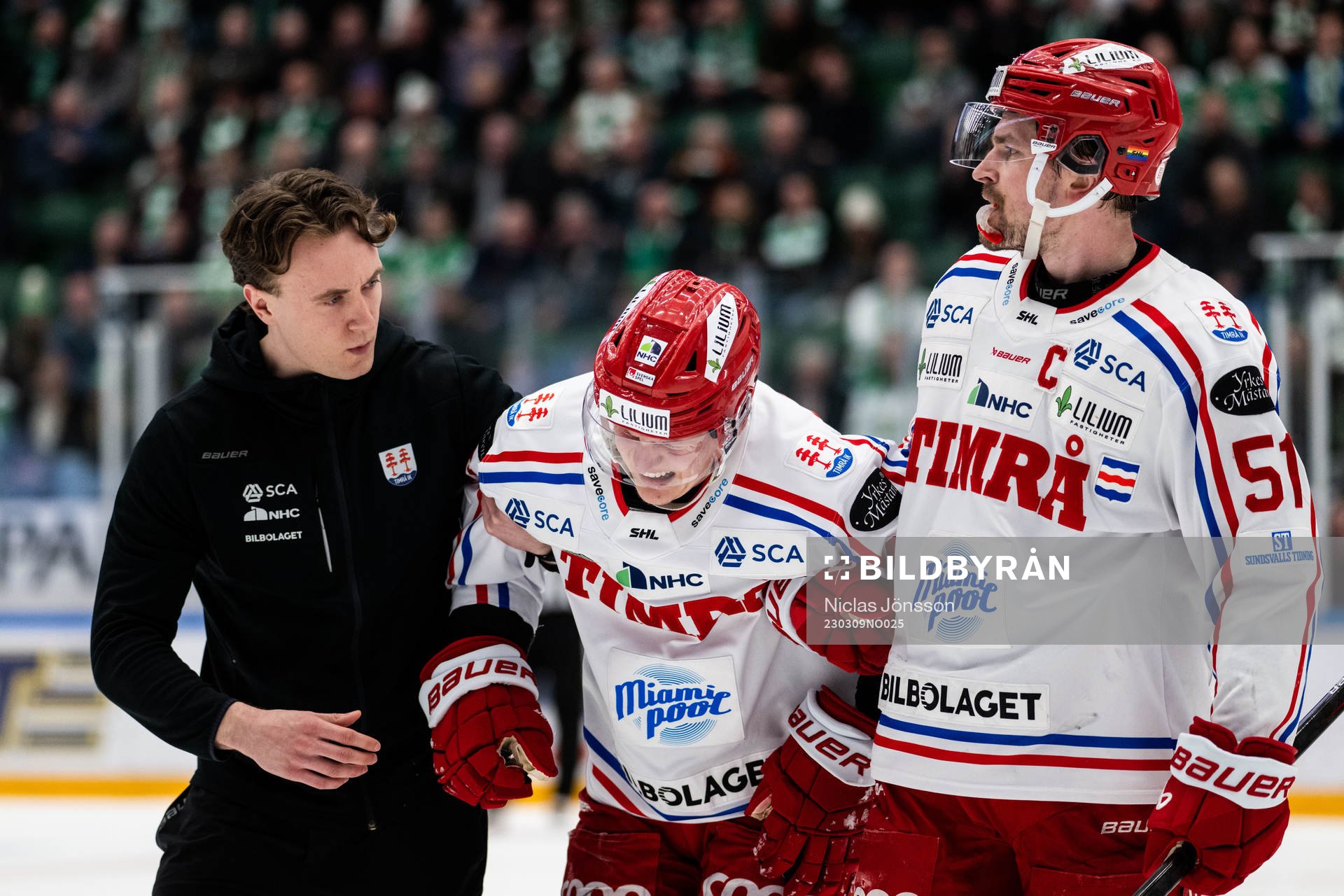 Timrås Axel Rindell har ont