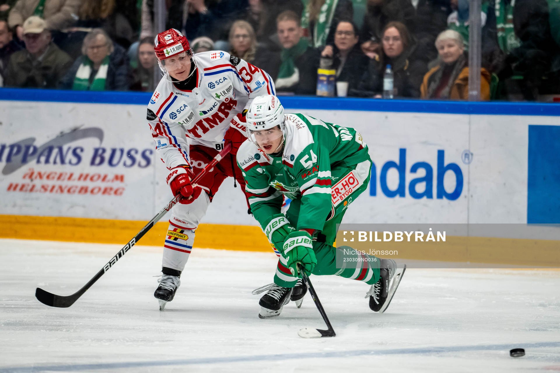 Timrås Olli Palola och Rögles William Wallinder