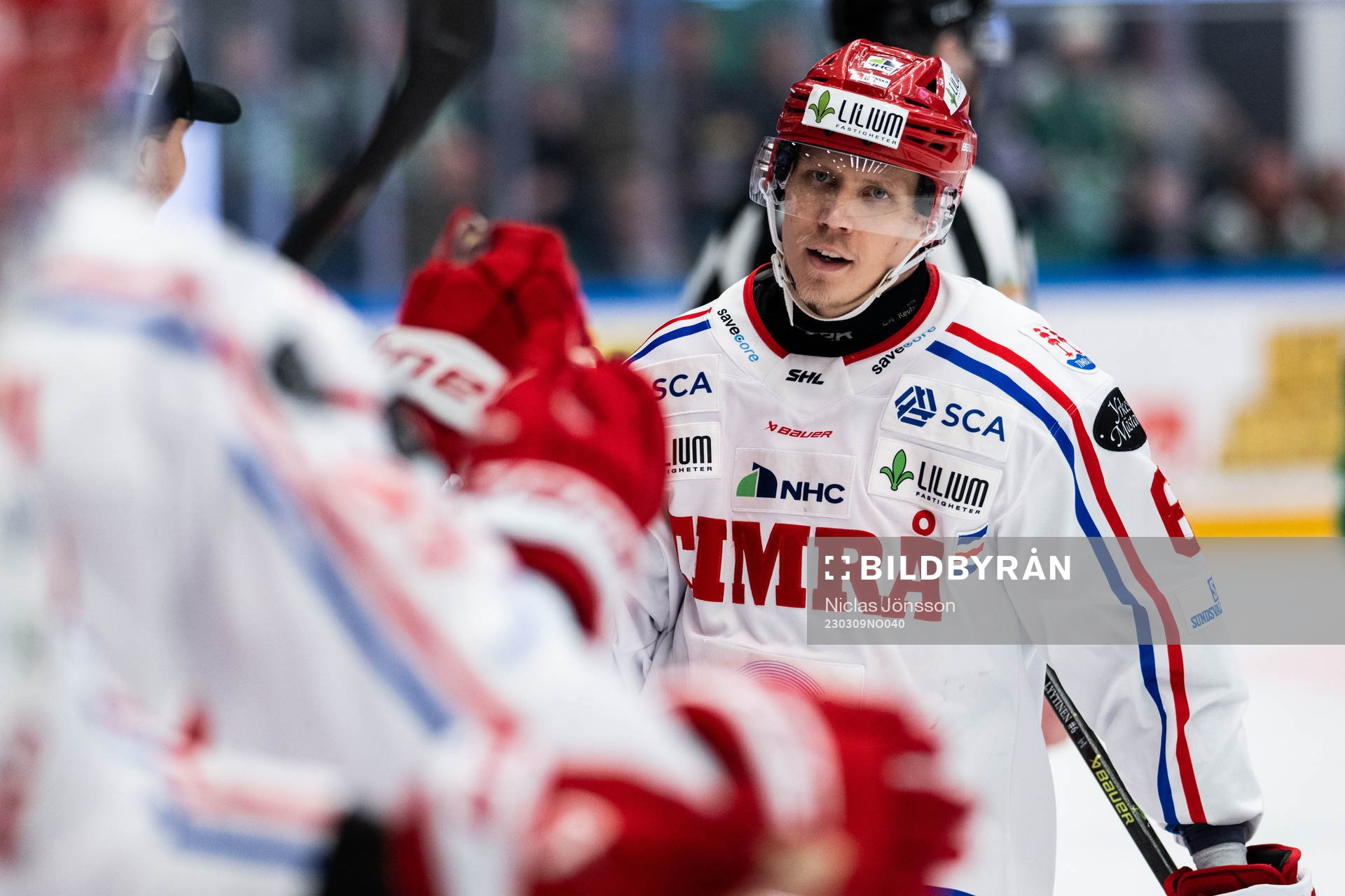 Timrås Joonas Lyytinen jublar