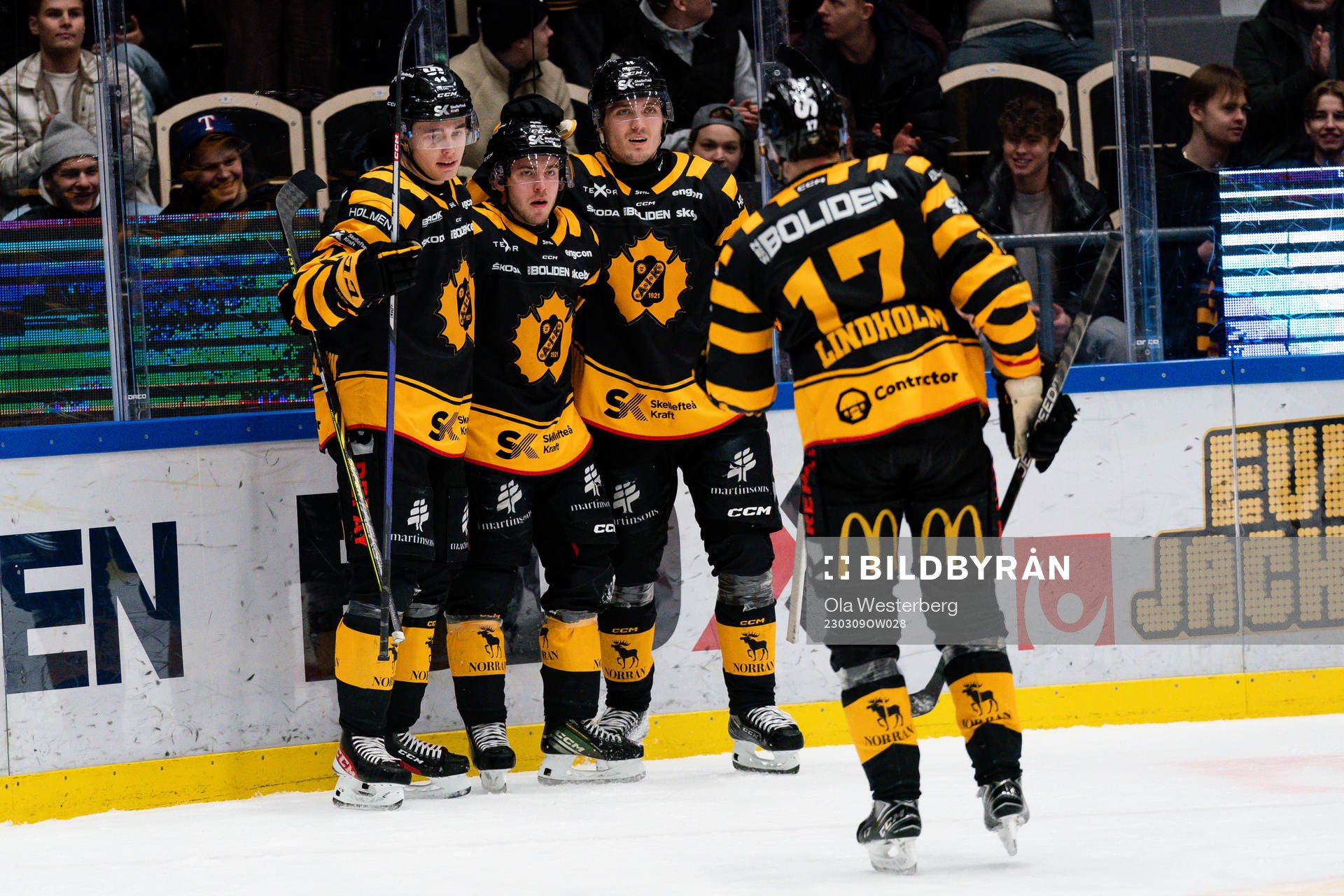 Skellefteås Elias Salomonsson , Andreas Wingerli , Max