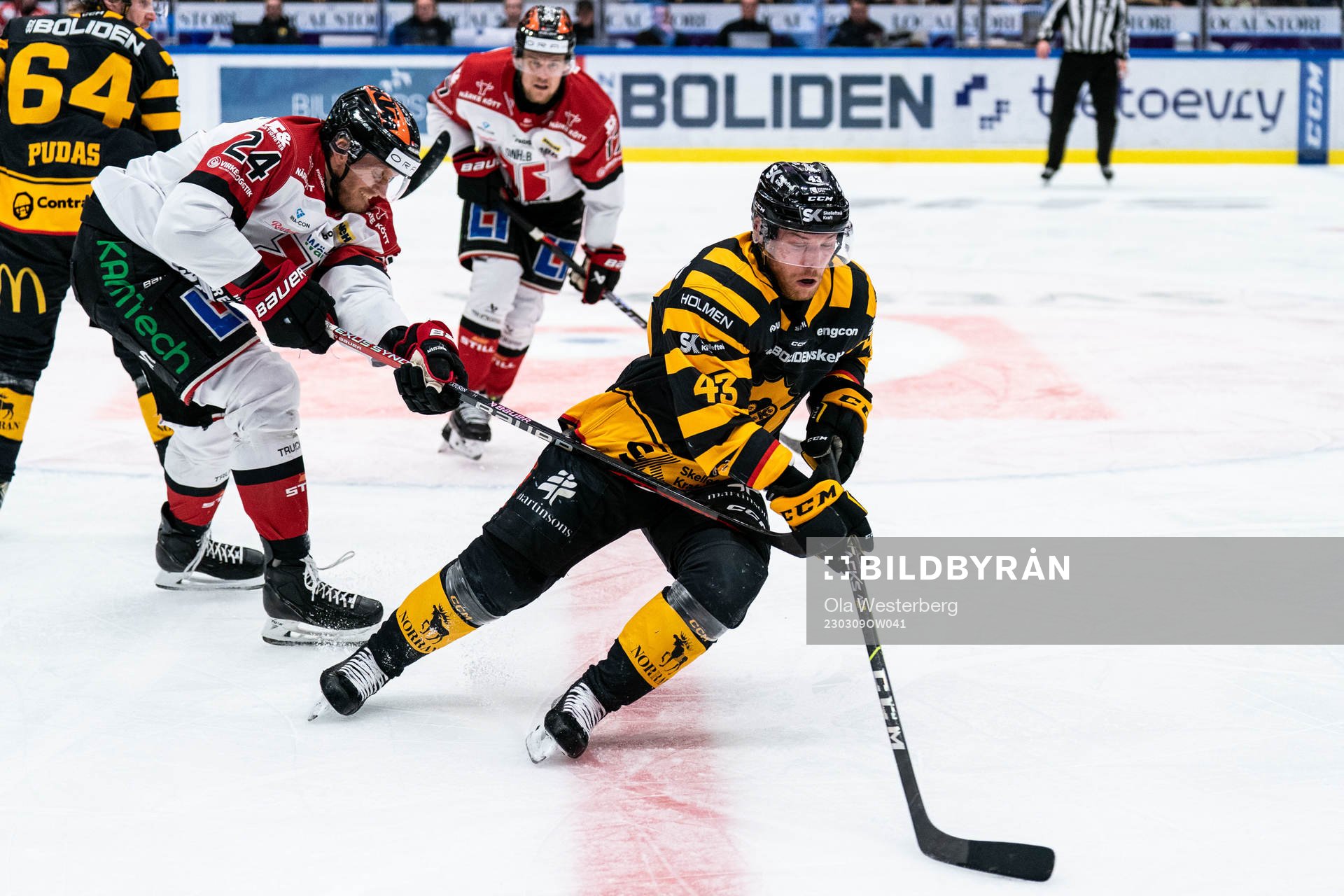 Skellefteås Filip Sandberg och Örebros Jani Lajunen