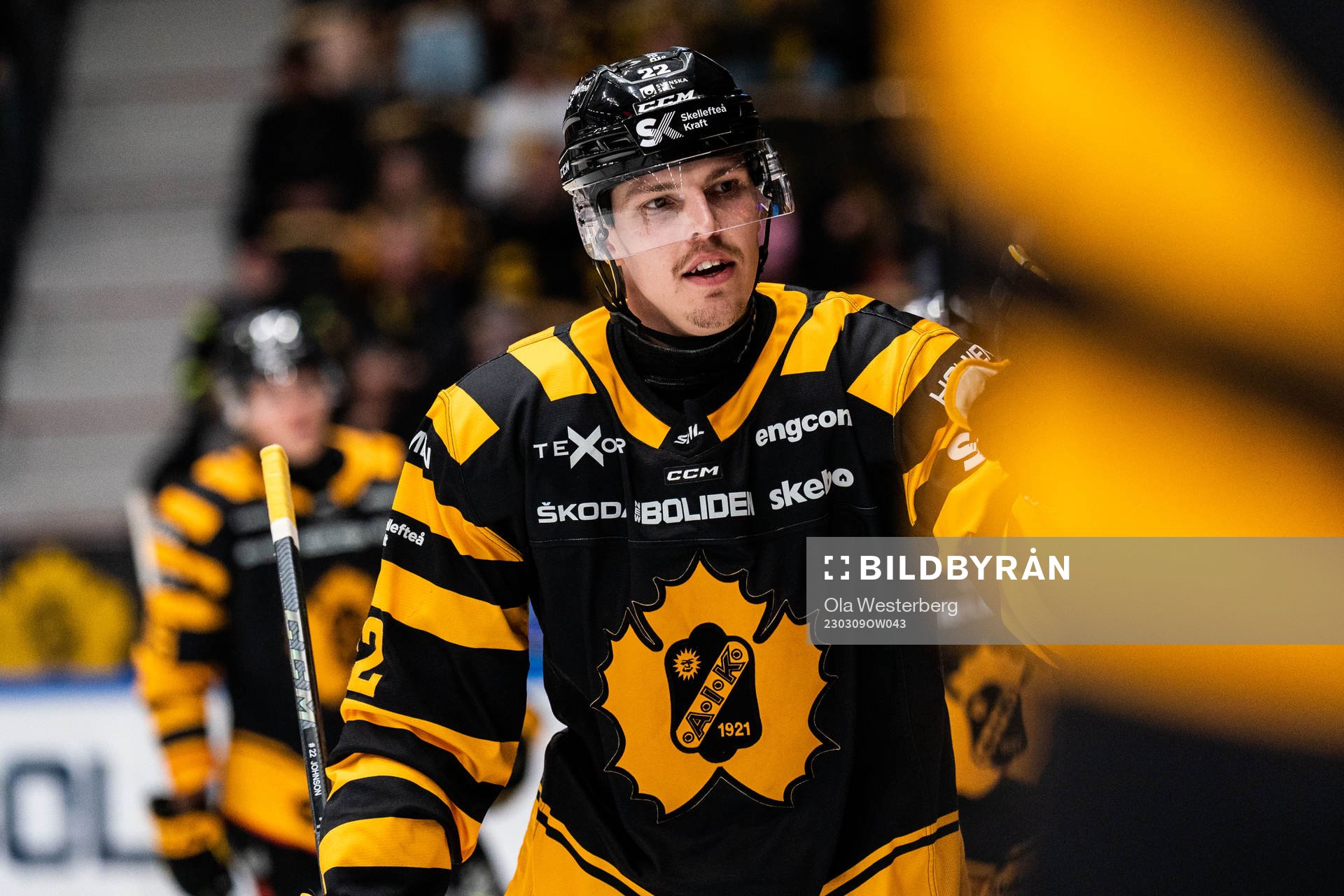 Skellefteås Jonathan Johnsson jublar
