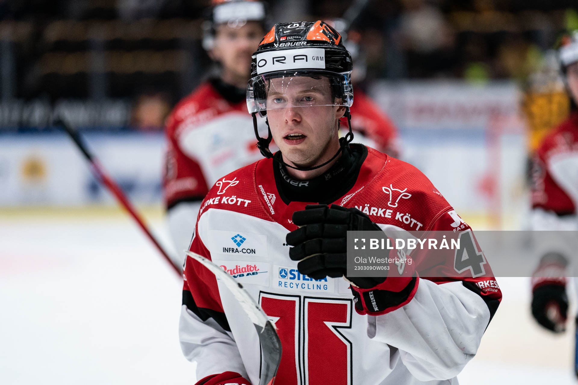 Örebros Elias Ekström jublar
