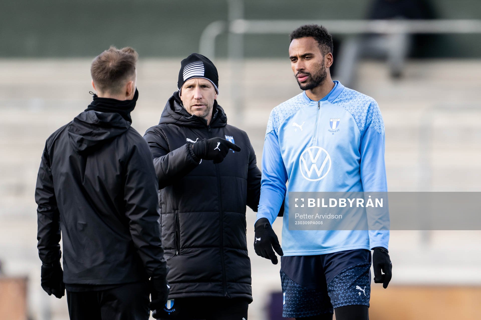 Tränare Henrik Rydström och Isaac Kiese Thelin