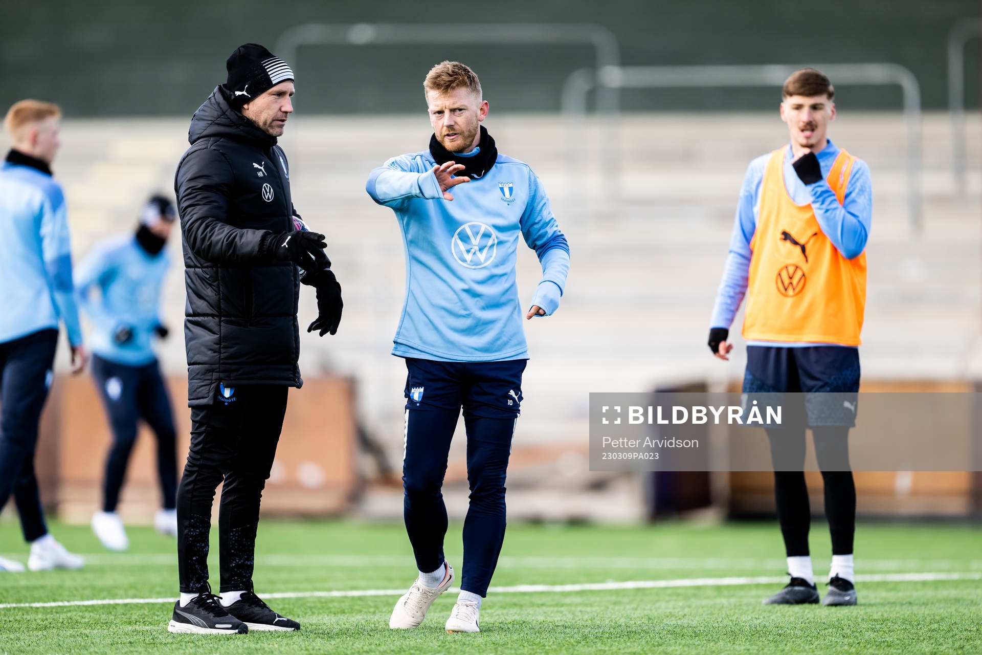 Tränare Henrik Rydström och Anders Christiansen