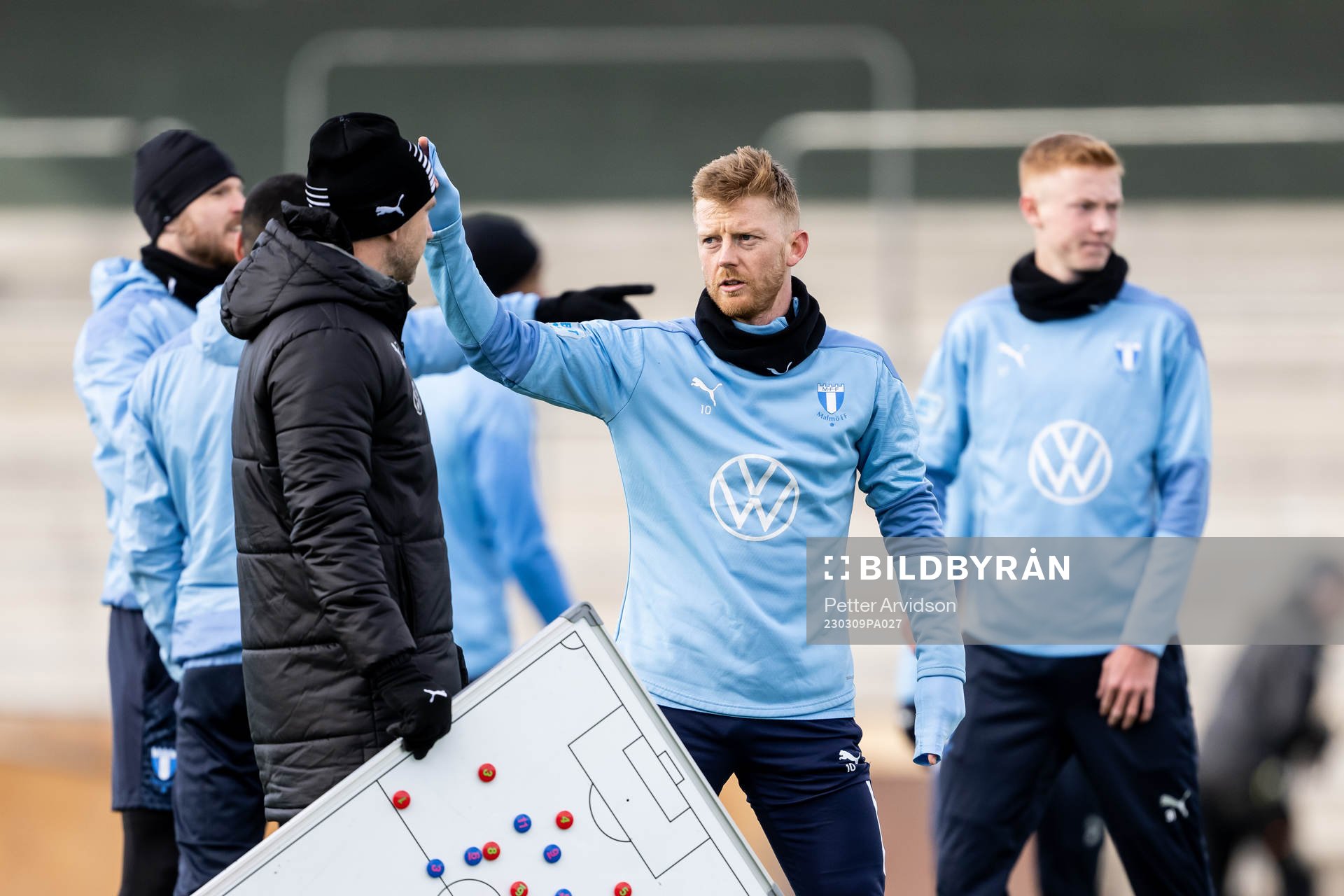 Tränare Henrik Rydström och Anders Christiansen