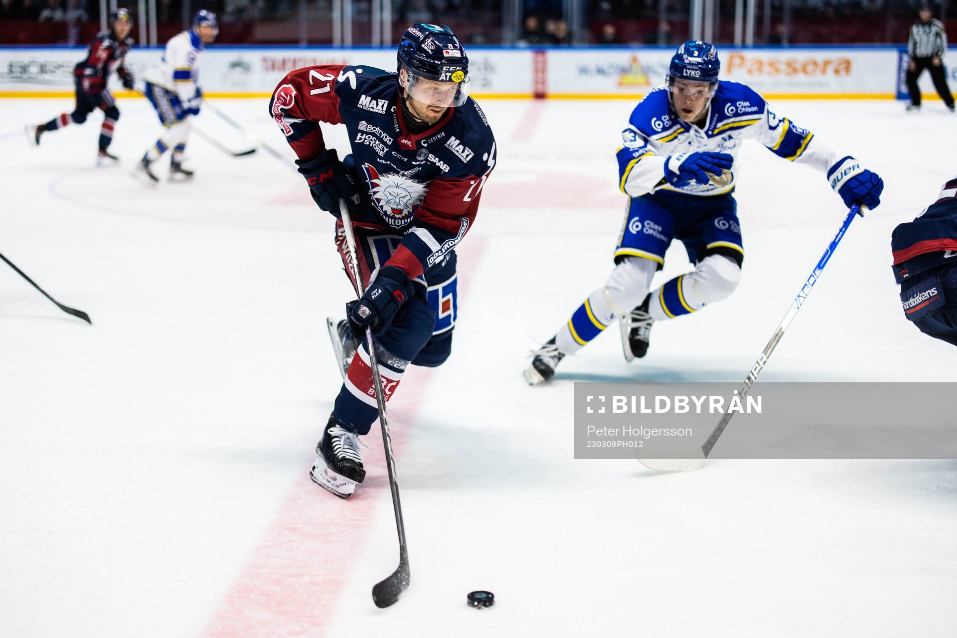 Linköpings Christoffer Ehn och Leksands Anton Johansson