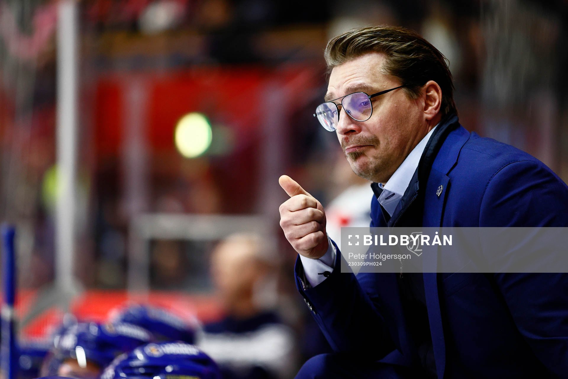 Leksands tränare Björn Hellkvist