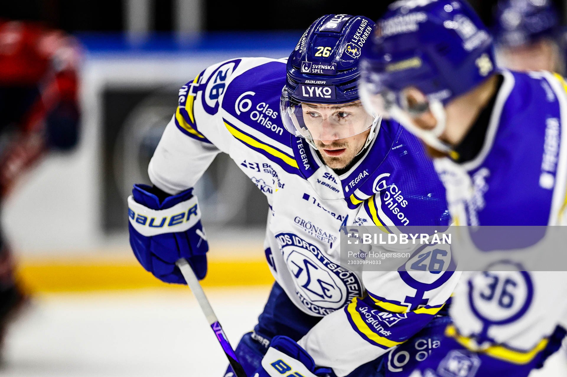 under ishockeymatchen i SHL mellan Linköping och Leksand