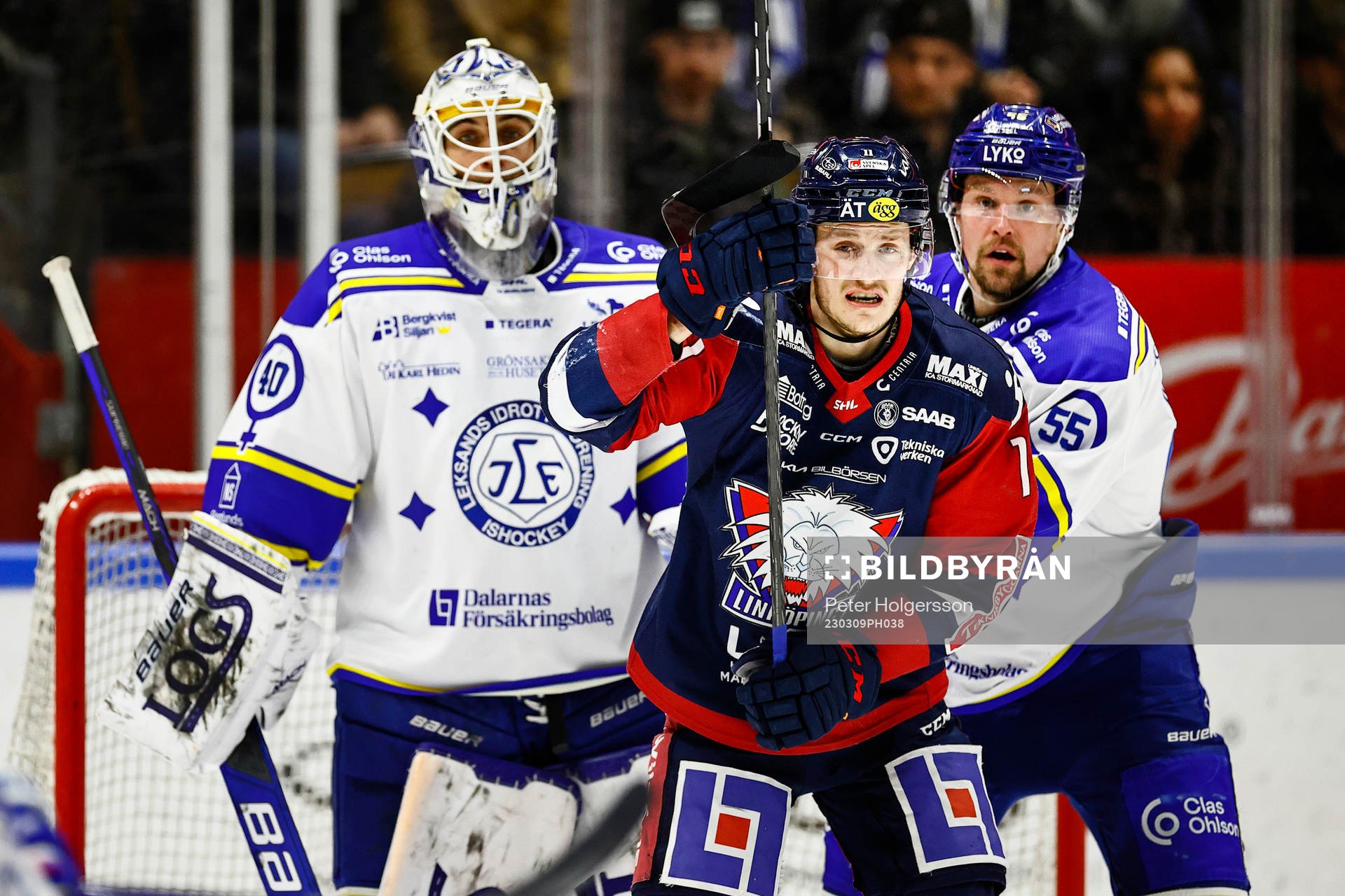 Linköpings Henrik Törnqvist och Leksands Jonas Ahnelöv