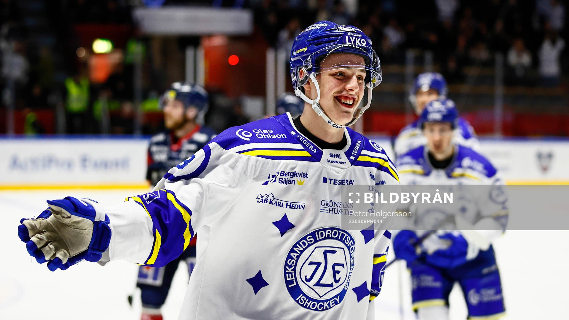 Leksands Anton Johansson jublar
