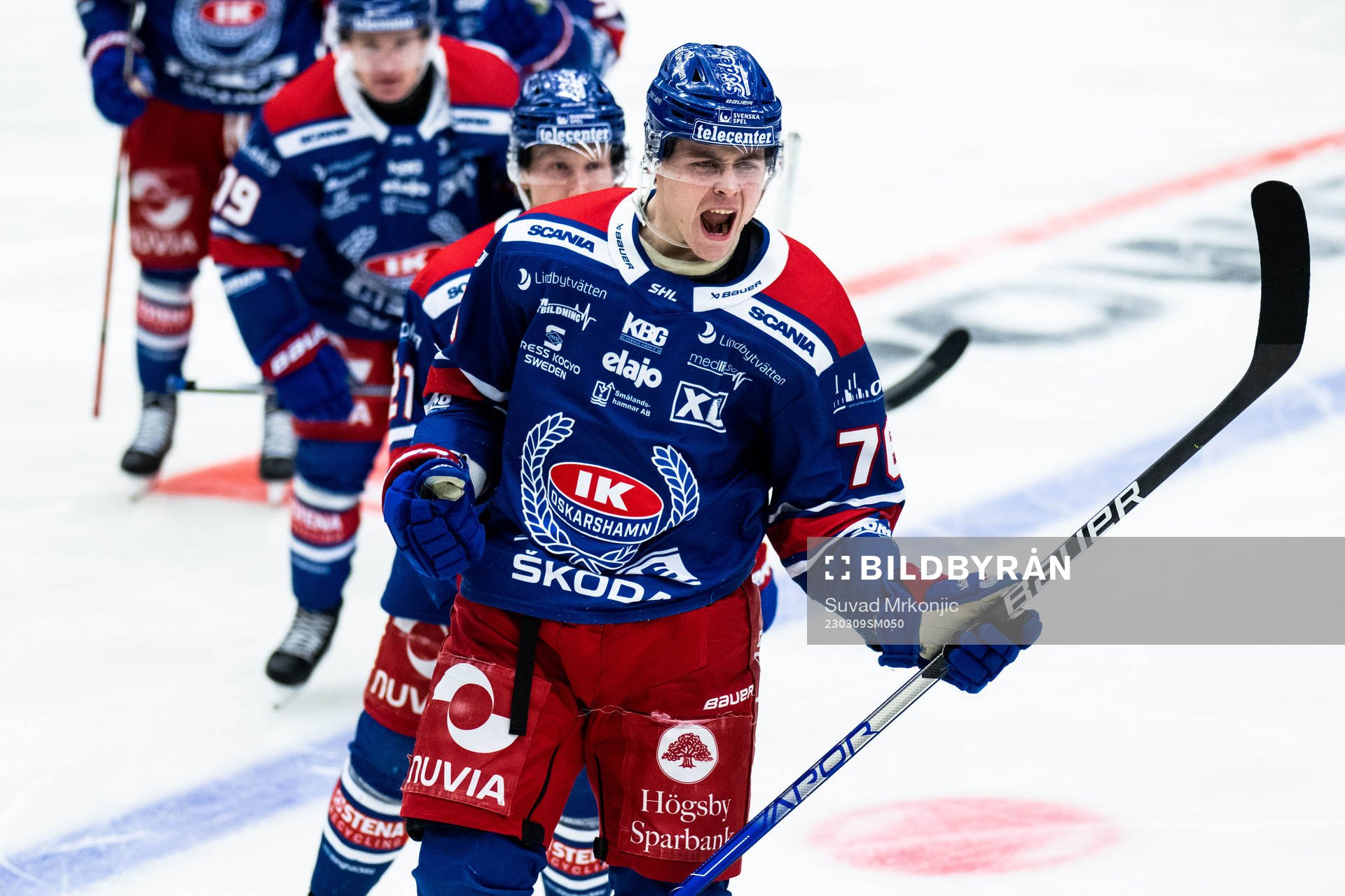 Oskarshamns Emil Lilleberg jublar
