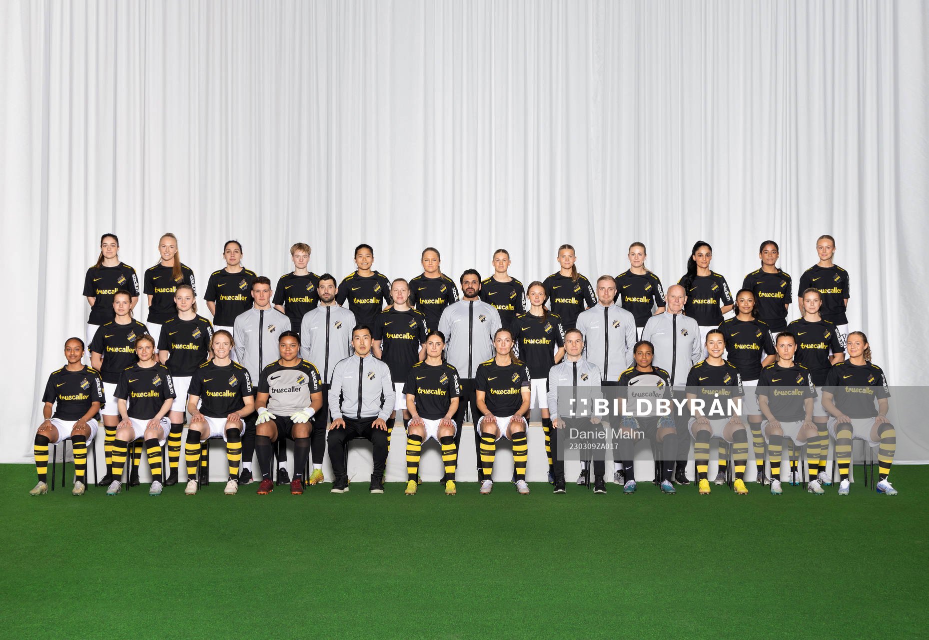 AIK poserar för en lagbild