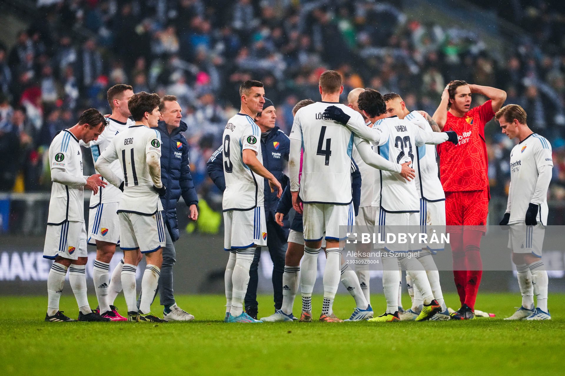 Player of Djurgården look dejected