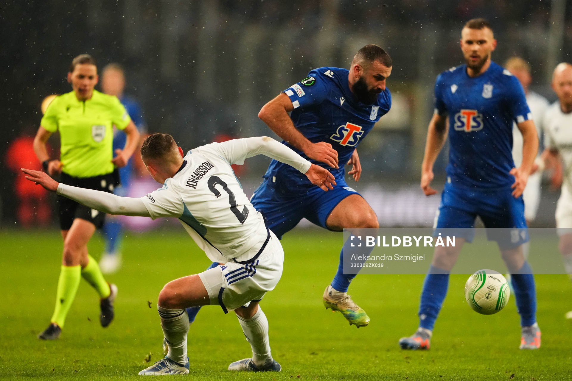 Mikael Ishak of Lech Poznan