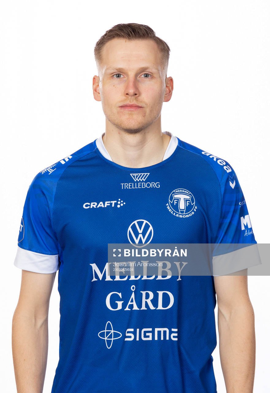 Trelleborgs Mikko Viitikko poserar för ett porträtt den 9 mars 2023 i Trelleborg.