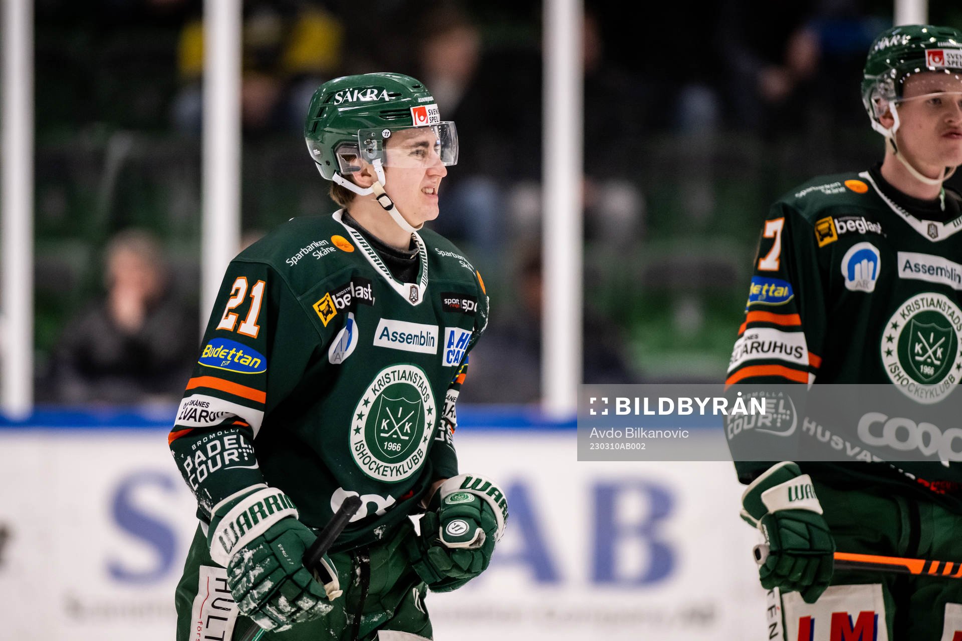 Kristianstads Daniel Ljungman har ont