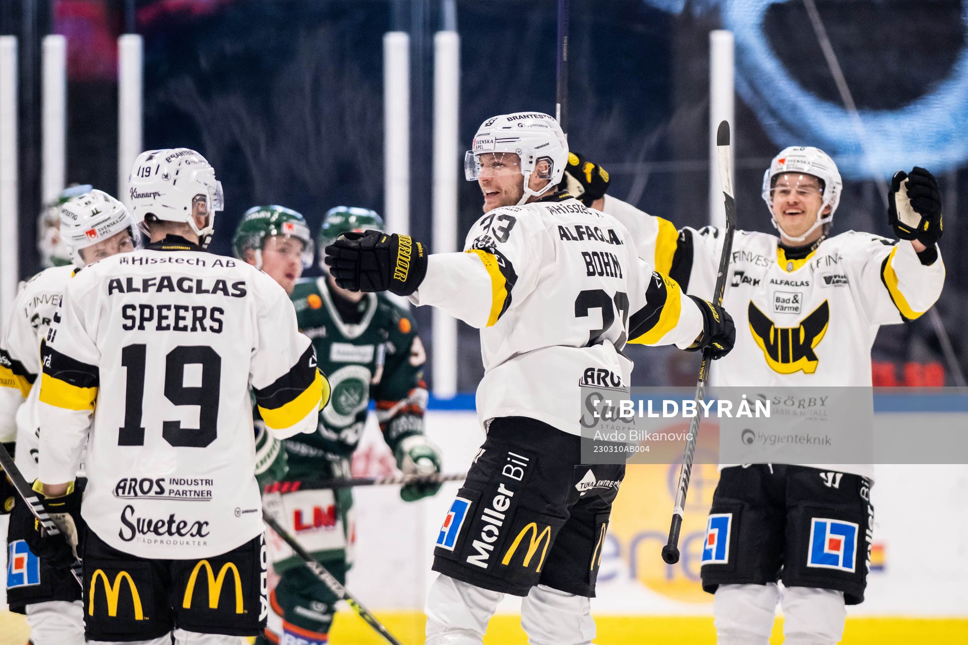 Västerås Oliver Bohm jublar