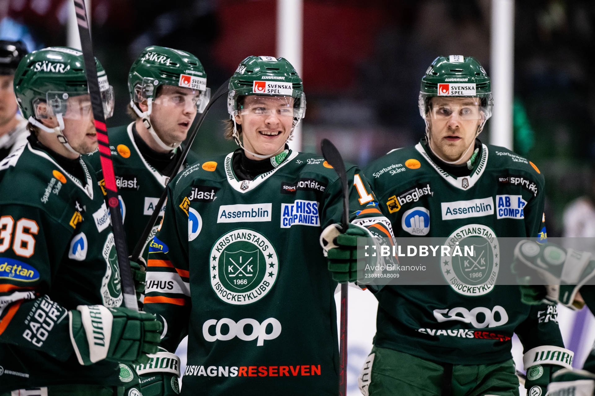 Kristianstads Melker Eriksson jublar
