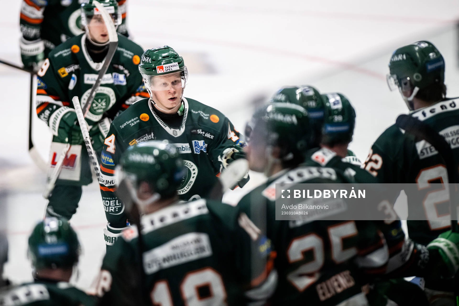 Kristianstads Aleksi Ainali jublar