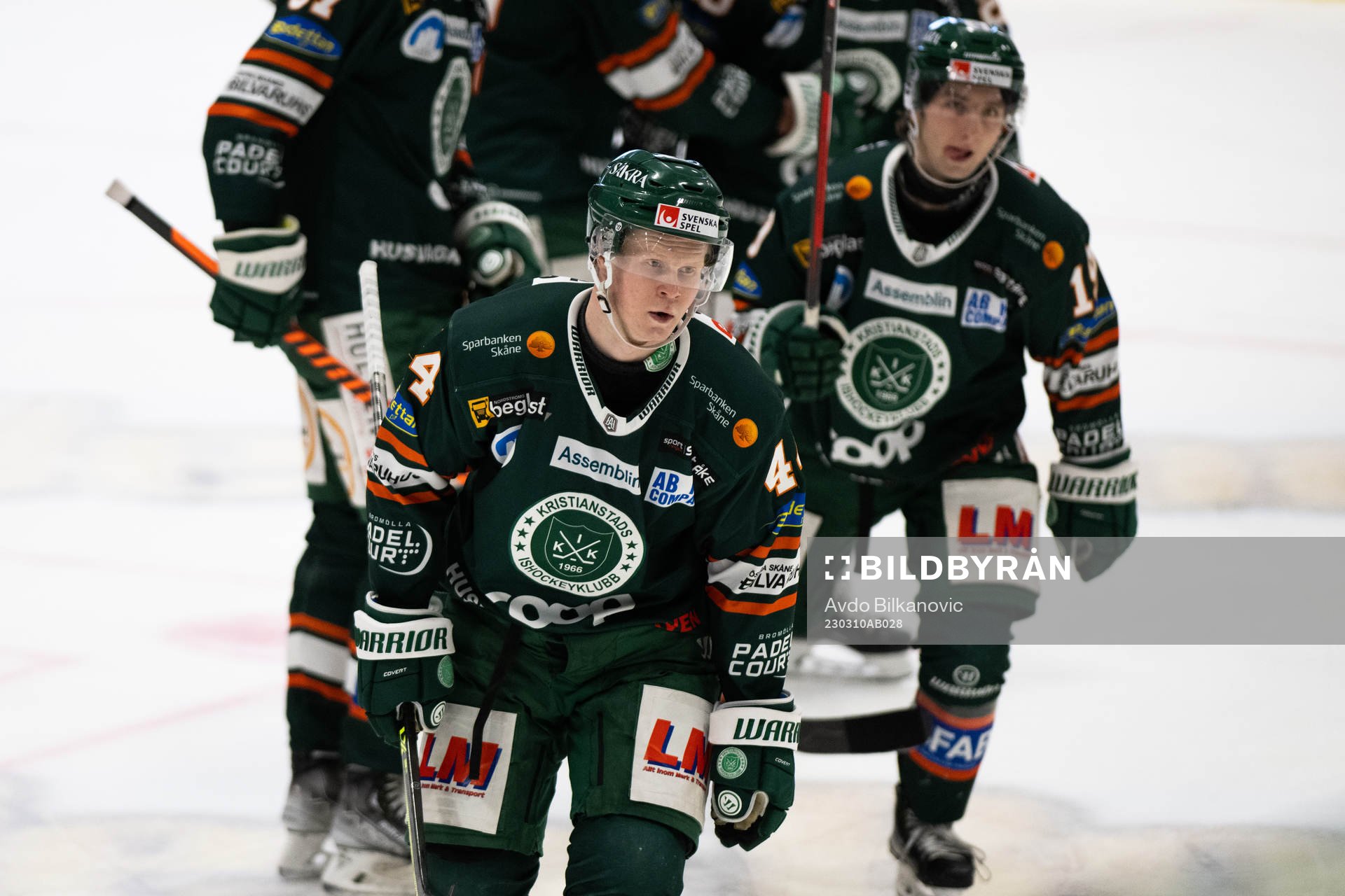 Kristianstads Aleksi Ainali jublar