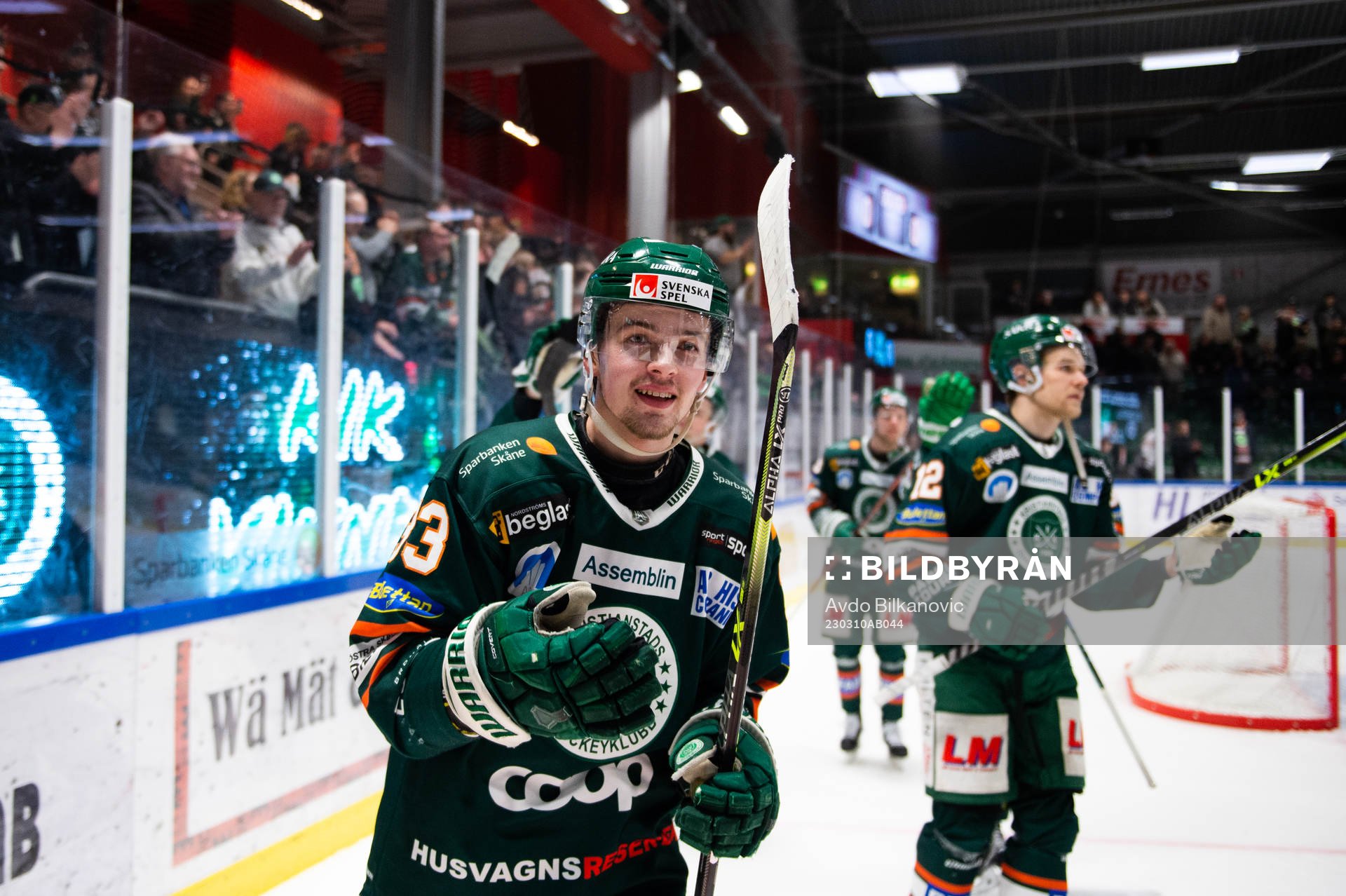 Kristianstads Fred Nilsson jublar