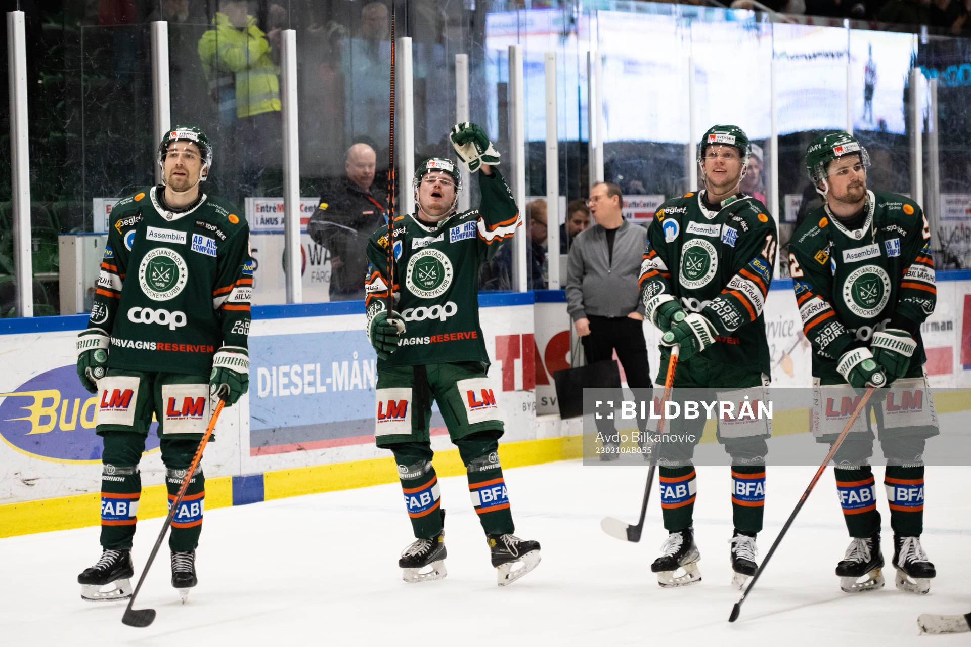 Kristianstads spelare jublar