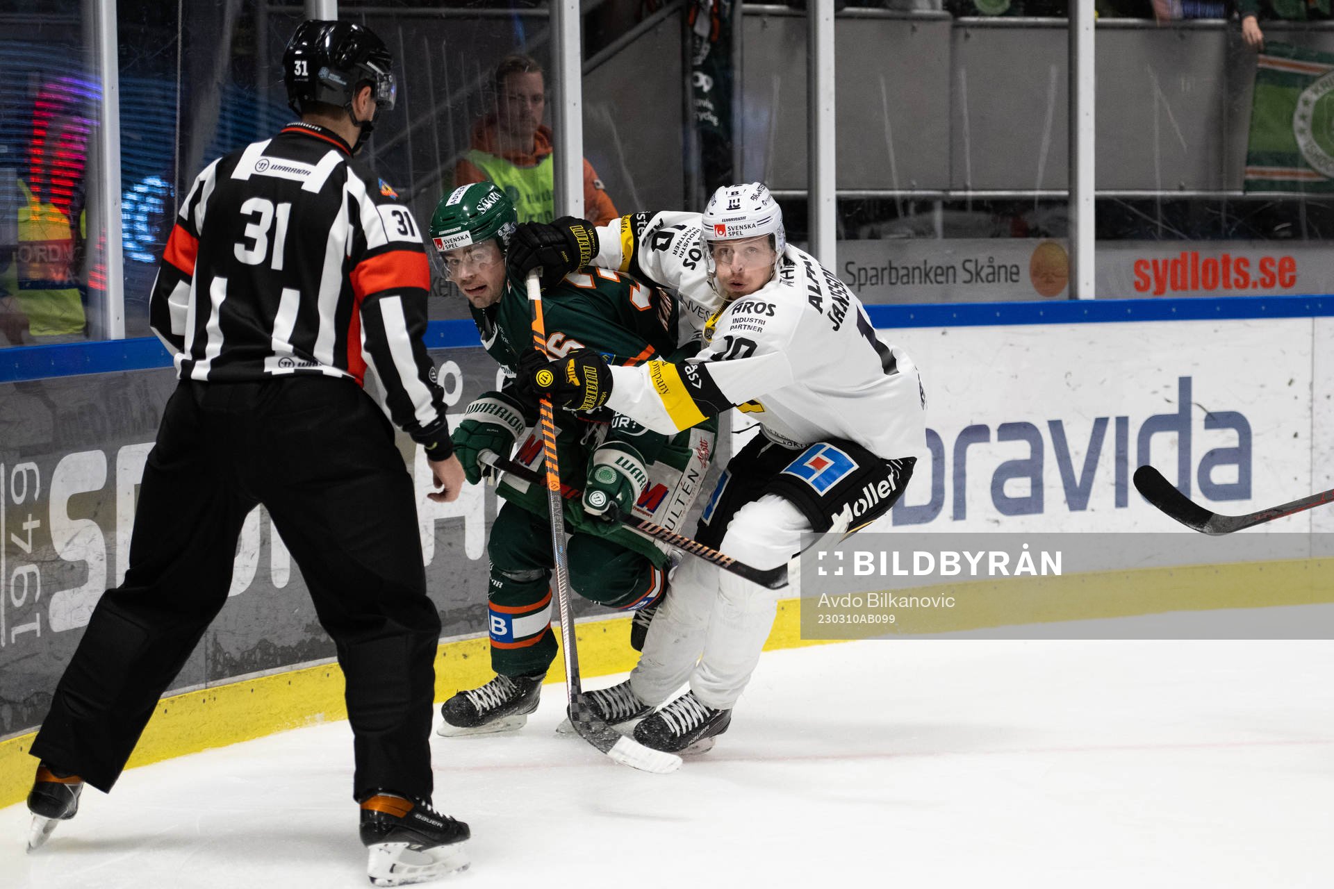 Kristianstads Filip Karlsson och Västerås Jimmie Jansson