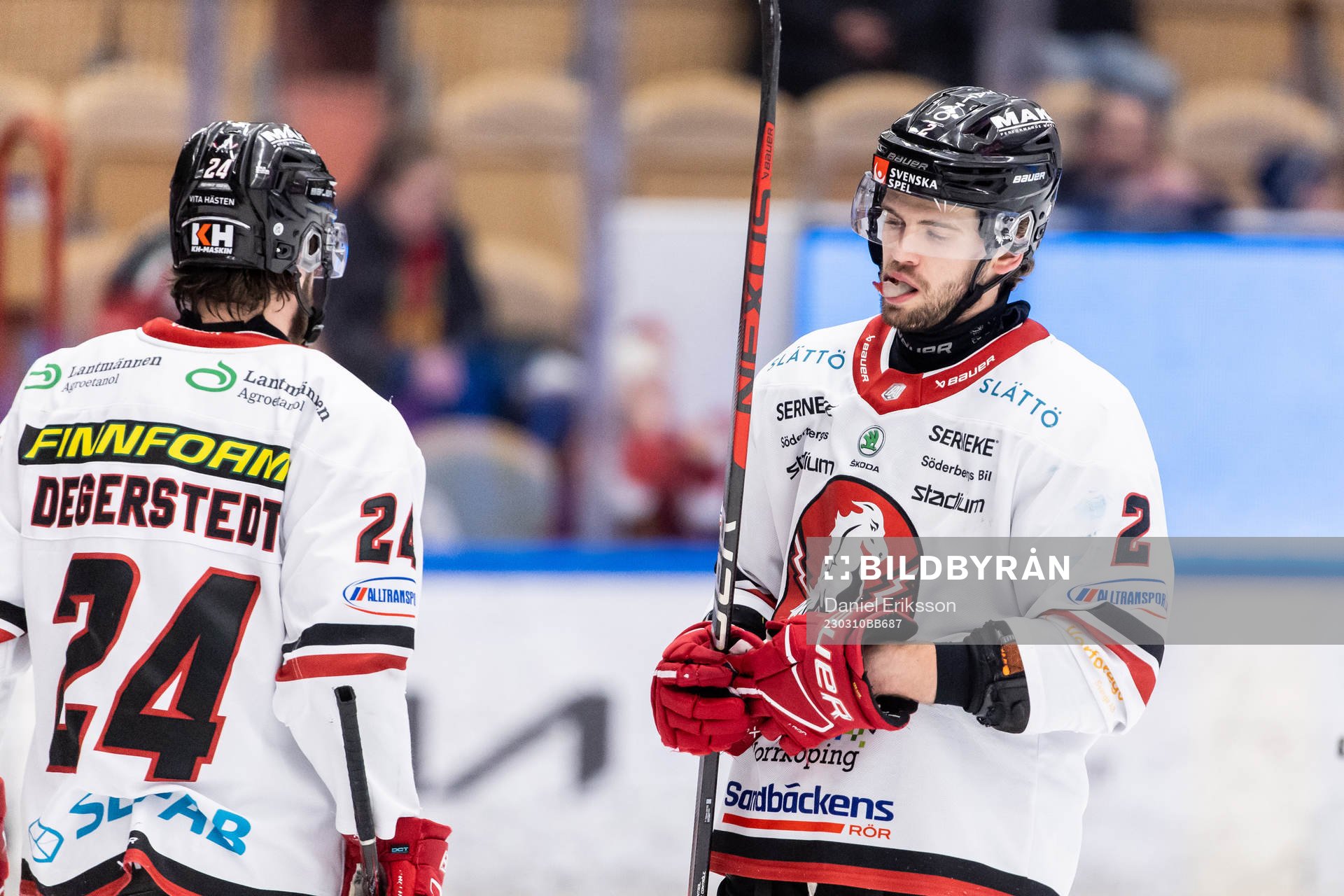 Vita Hästens Anton Björkman deppar
