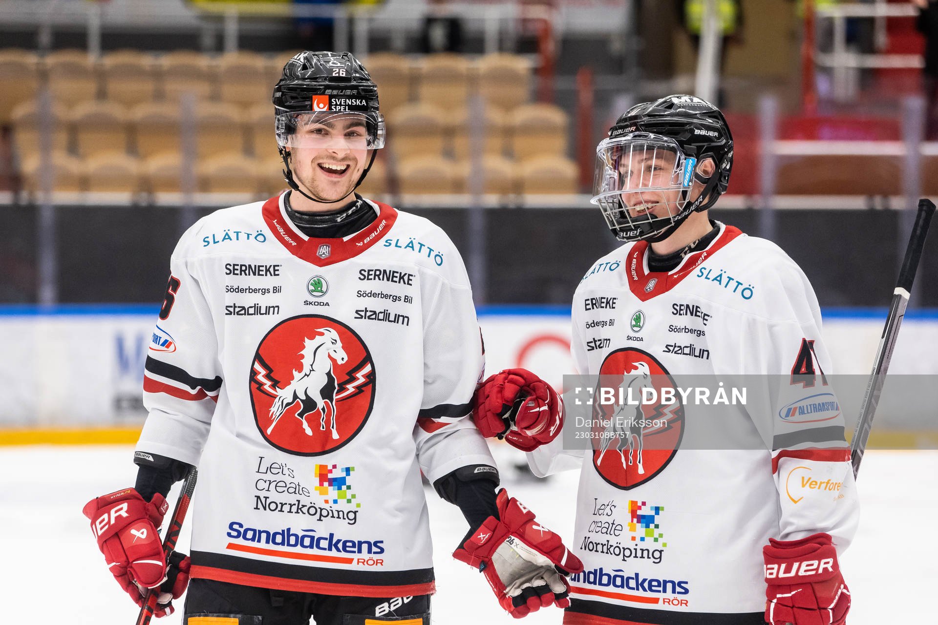 Vita Hästens Alex Brännstam och Victor Öhman