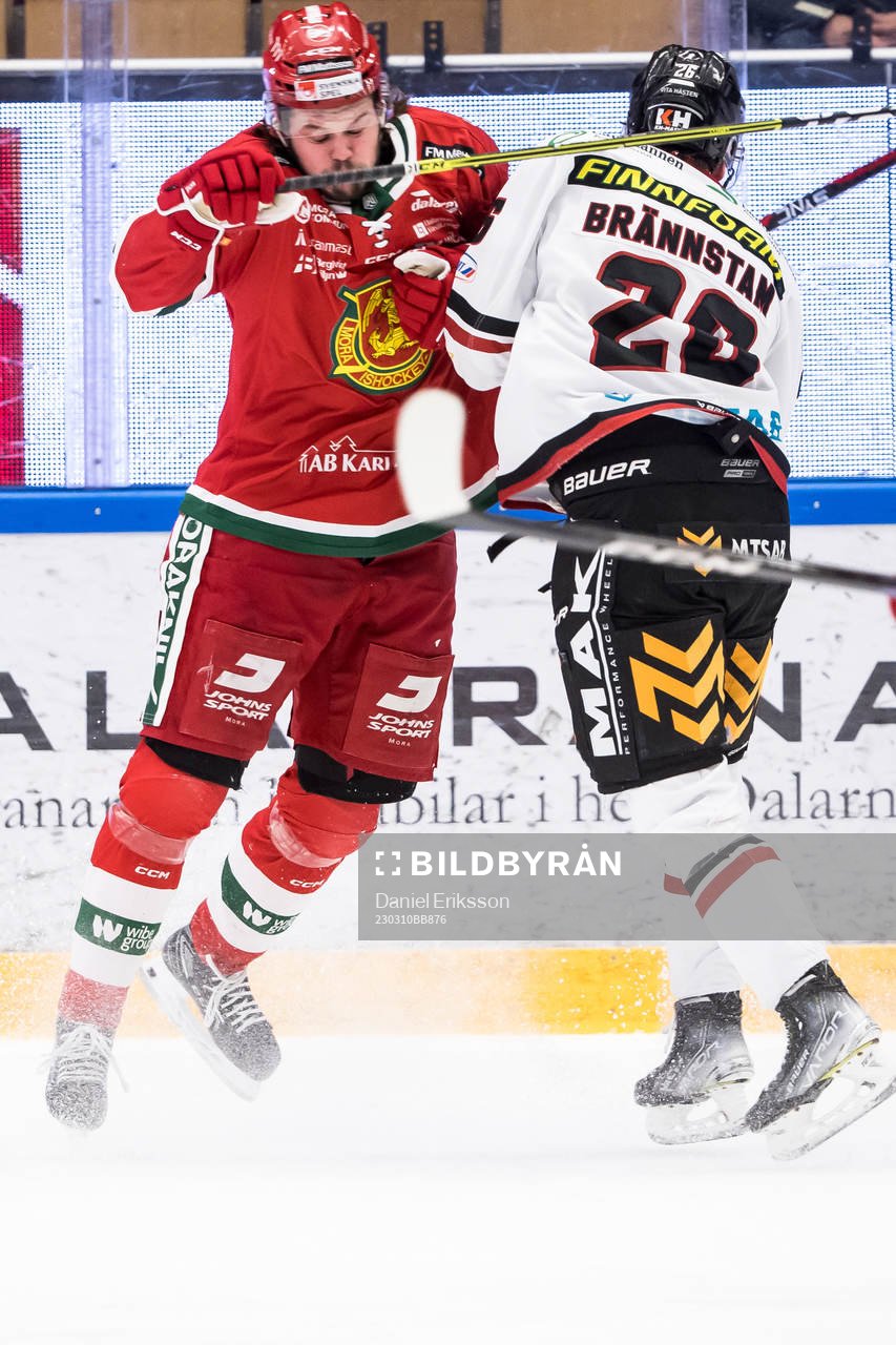 Moras Måns Carlsson och Vita Hästens Alex Brännstam