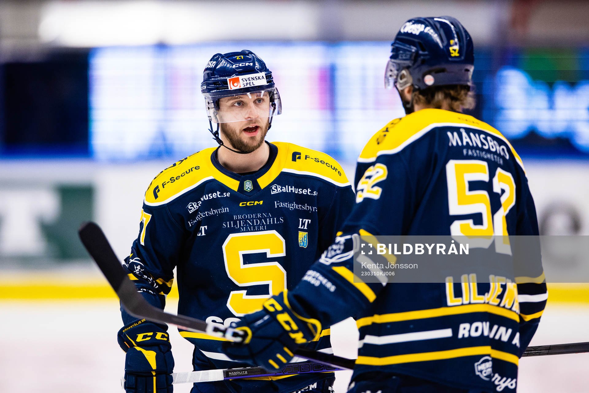 Södertäljes Johan Ivarsson och Christopher Liljewall