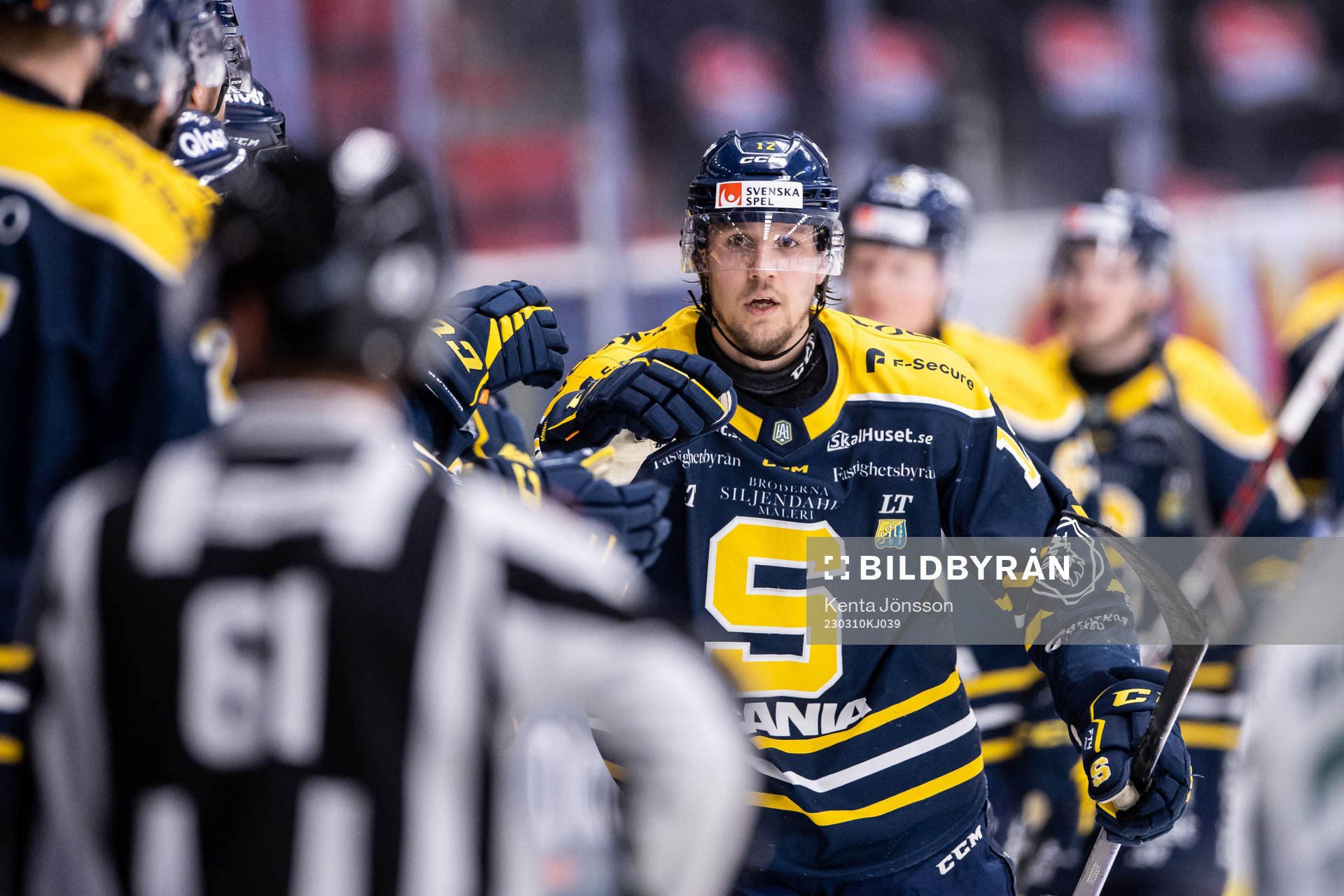 Södertäljes Viktor Liljegren jublar
