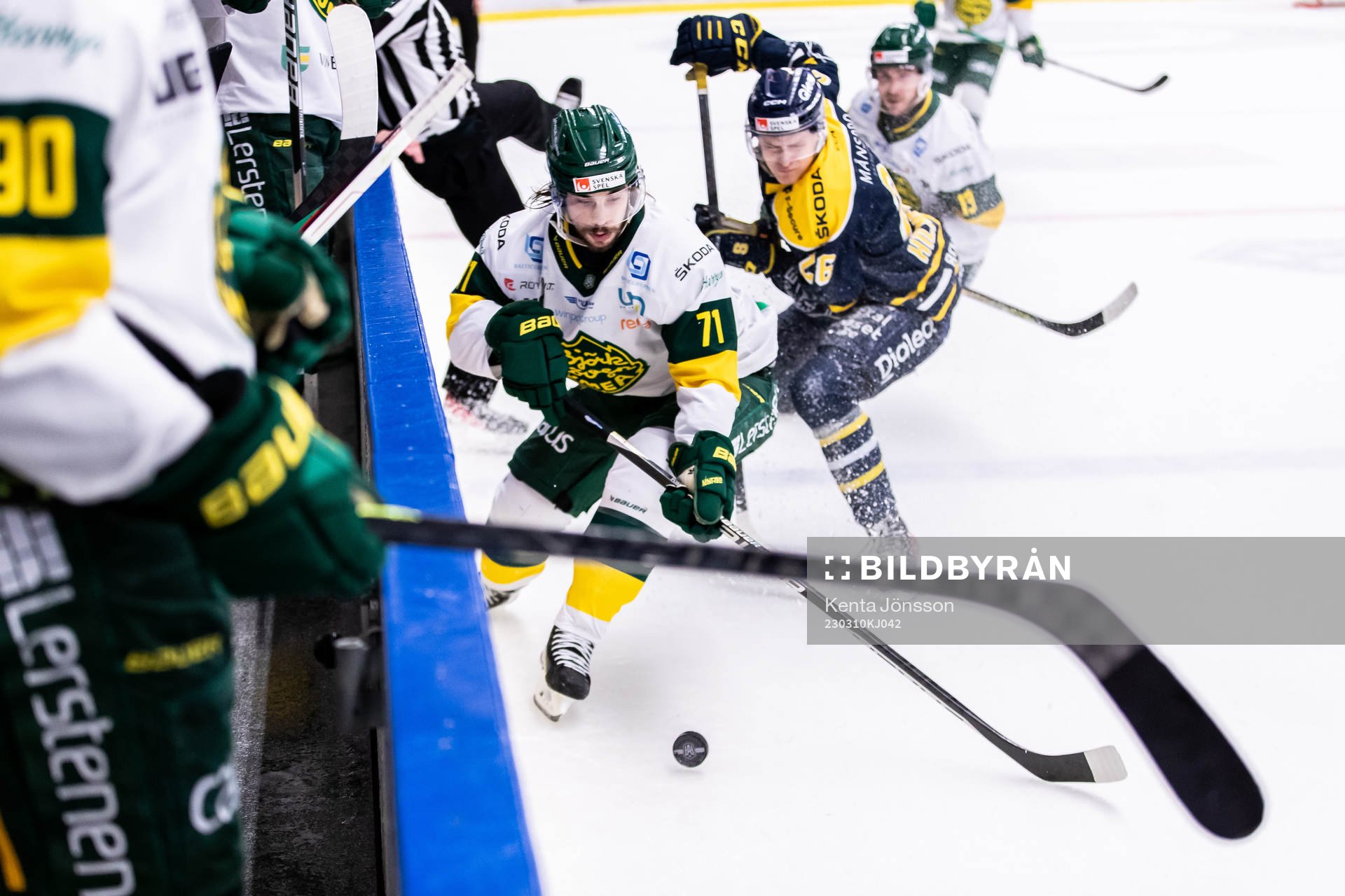 Björklövens Gustav Possler och Södertäljes Olle