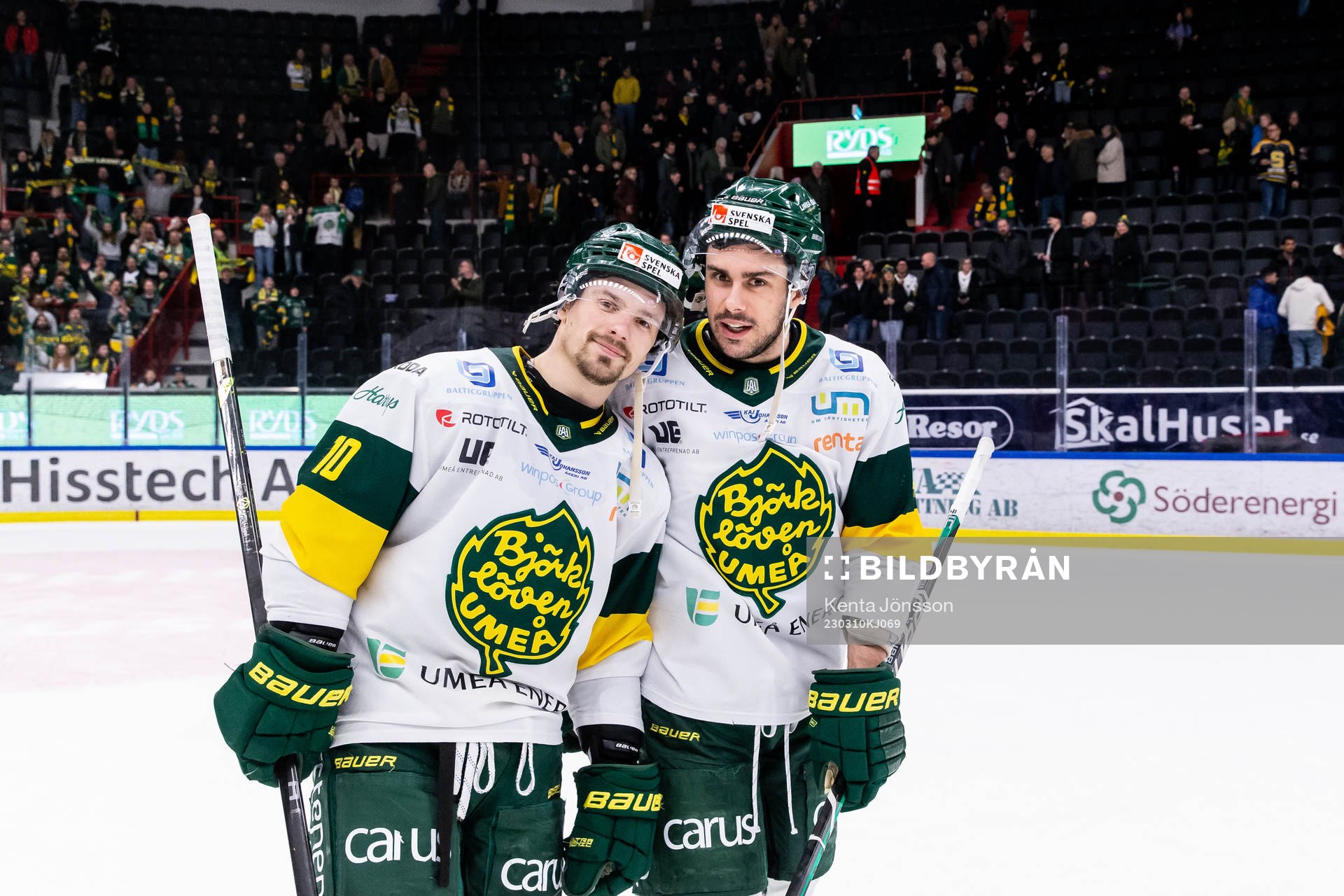 Björklövens Gerry Fitzgerald och Maxime Fortier
